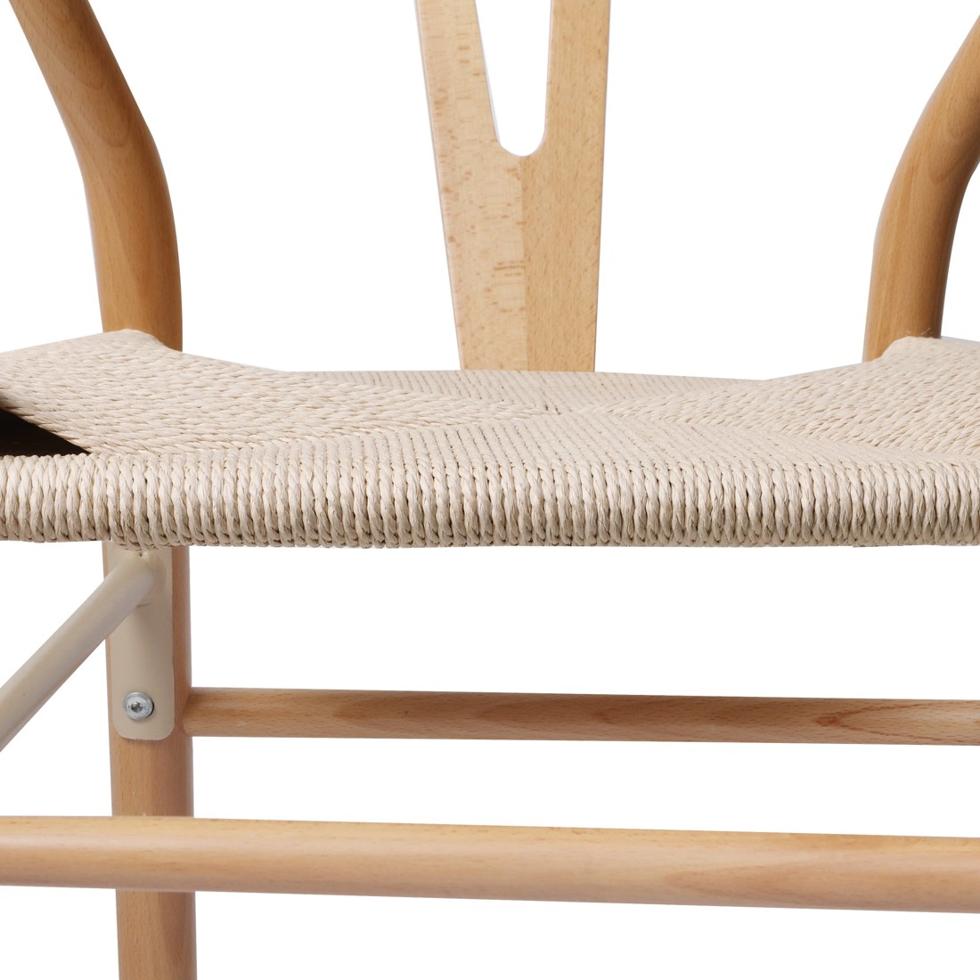 4 Levede 1 Set Of 2 Hans Wegner Wishbone Dining Chairs - Natural, 4 of 7