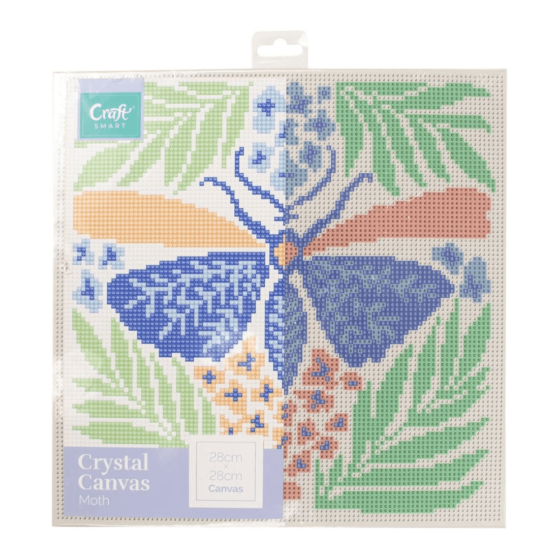 1 Craftsmart Crystal Canvas 28x28 Moth, 1 of 2