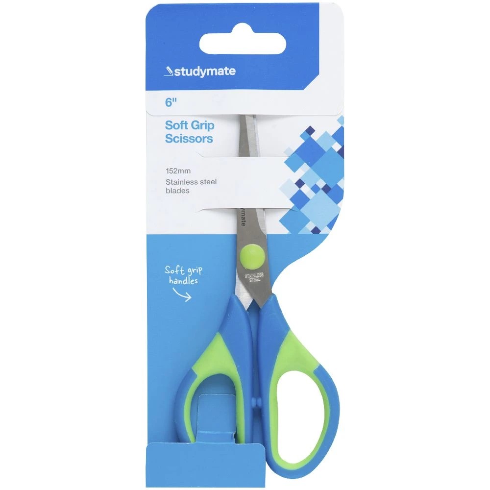 2 Studymate Soft Grip Scissors 6"/152mm, 2 of 3