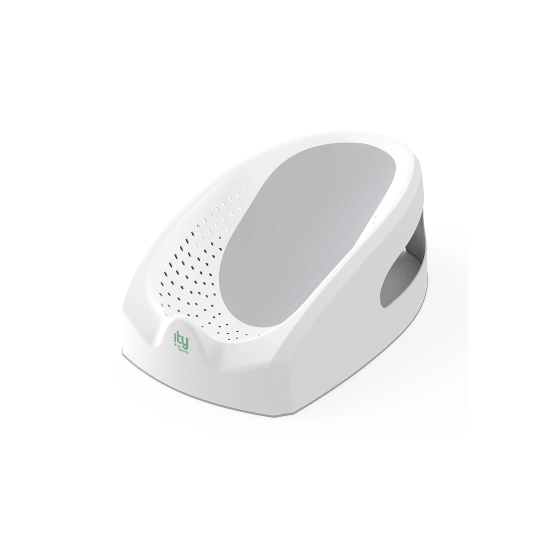 1 Ingenuity Baby Bather Seat Non-slip 57x36cm  Infant Bath 0 Months Plus - White, 1 of 4