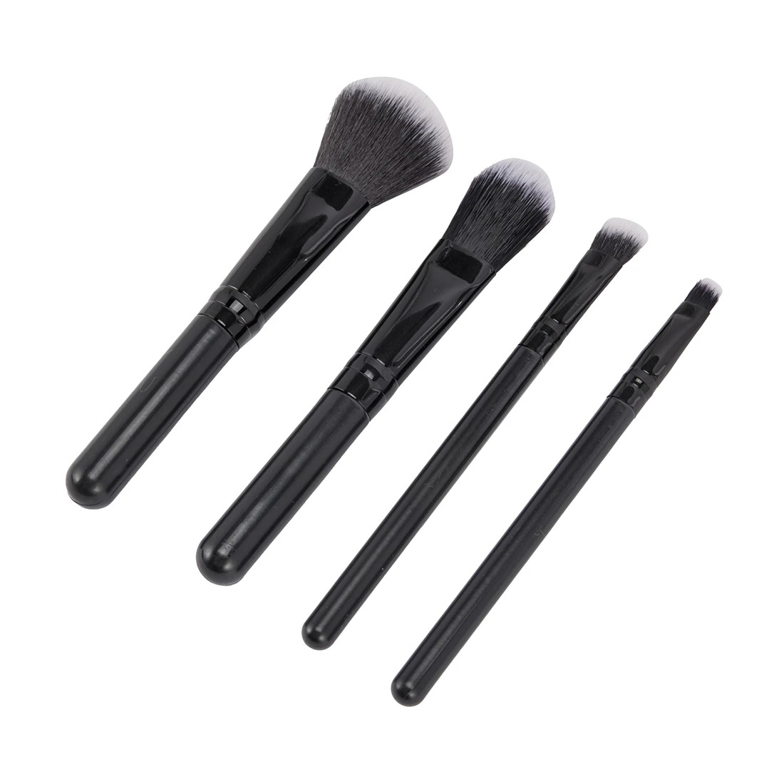 5 OXX Cosmetics 4 Pack Mini Brush Set - Black, 5 of 6