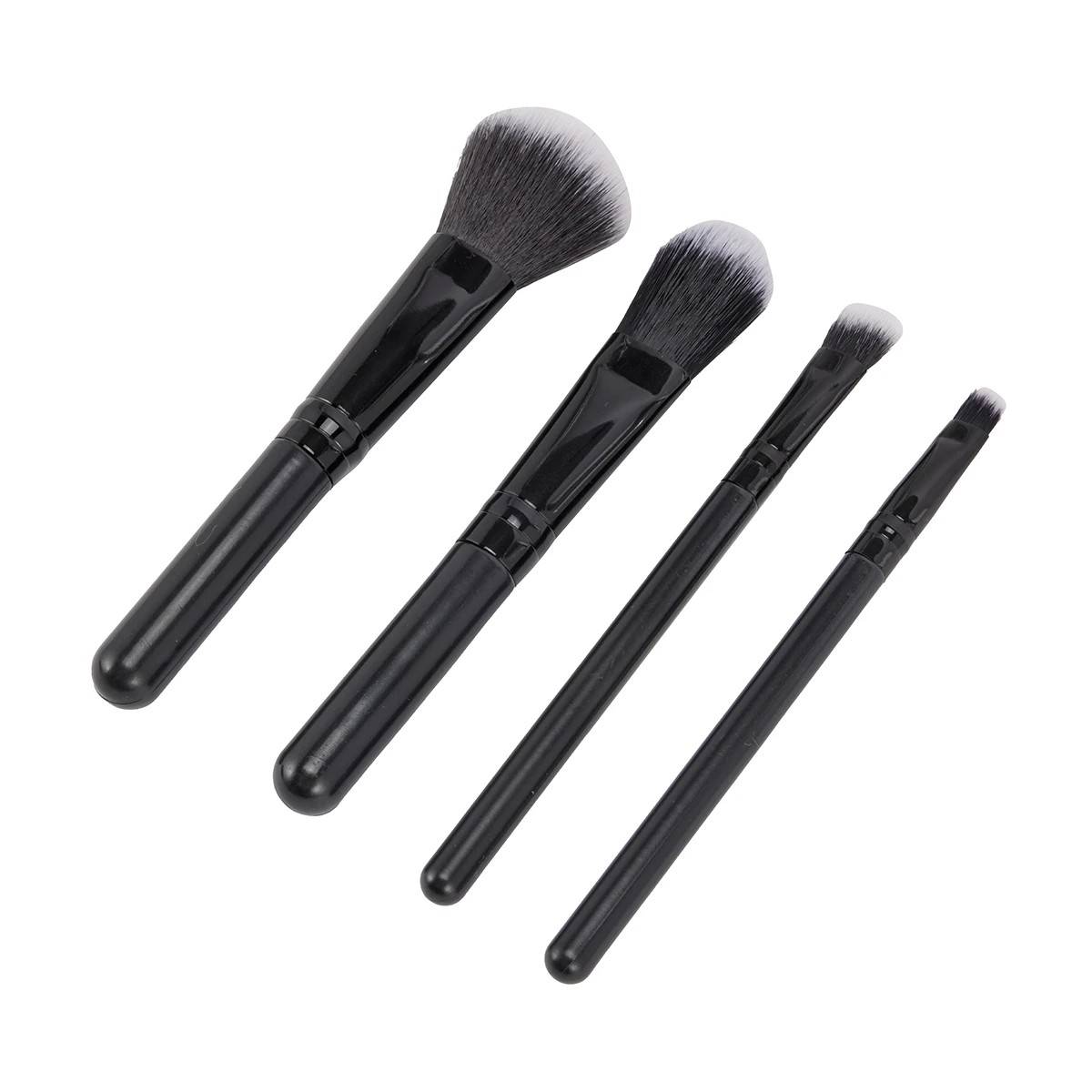 5 OXX Cosmetics 4 Pack Mini Brush Set - Black, 5 of 6