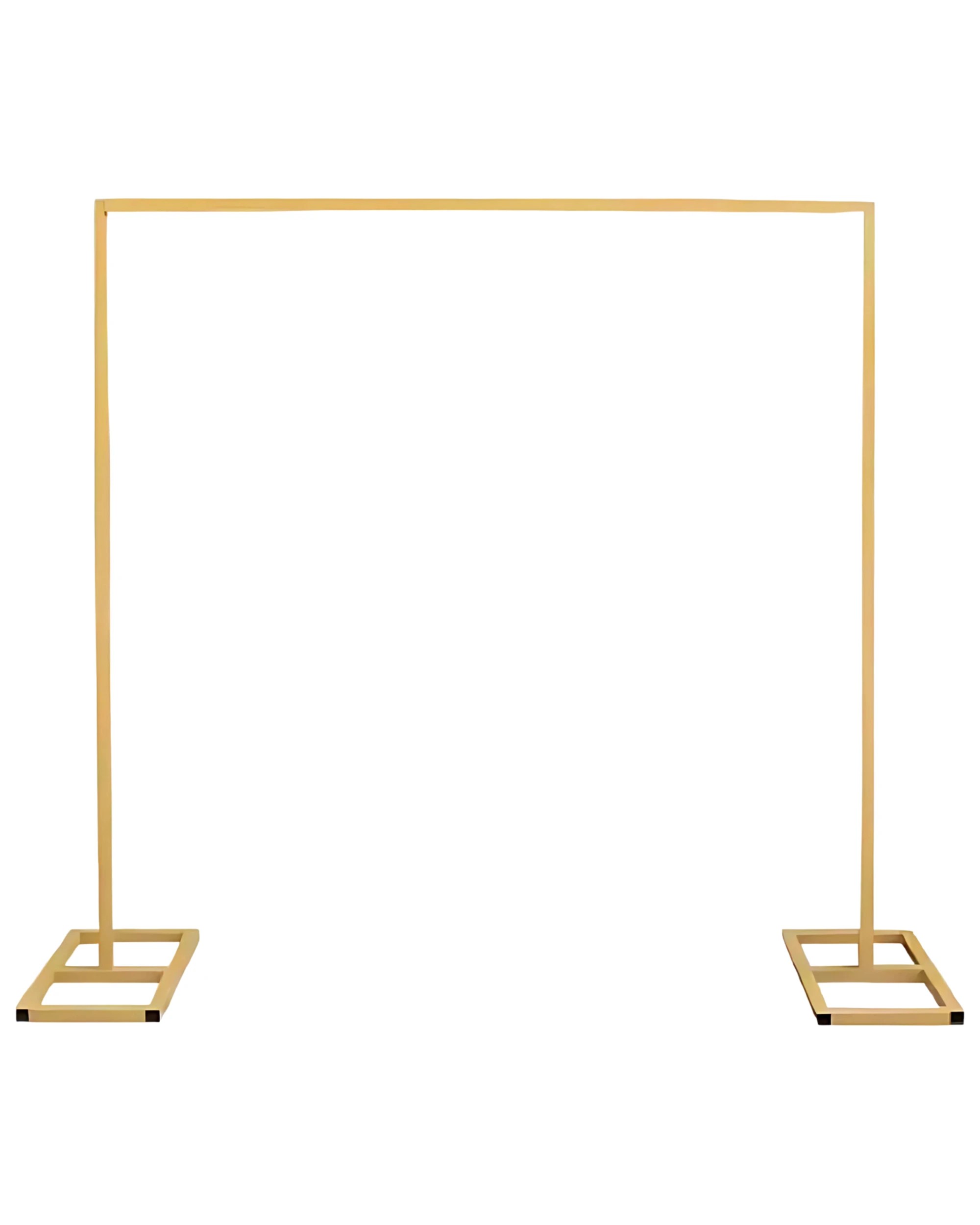 1 Party Maker Metal Square Arch Frame 2m - Gold, 1 of 4