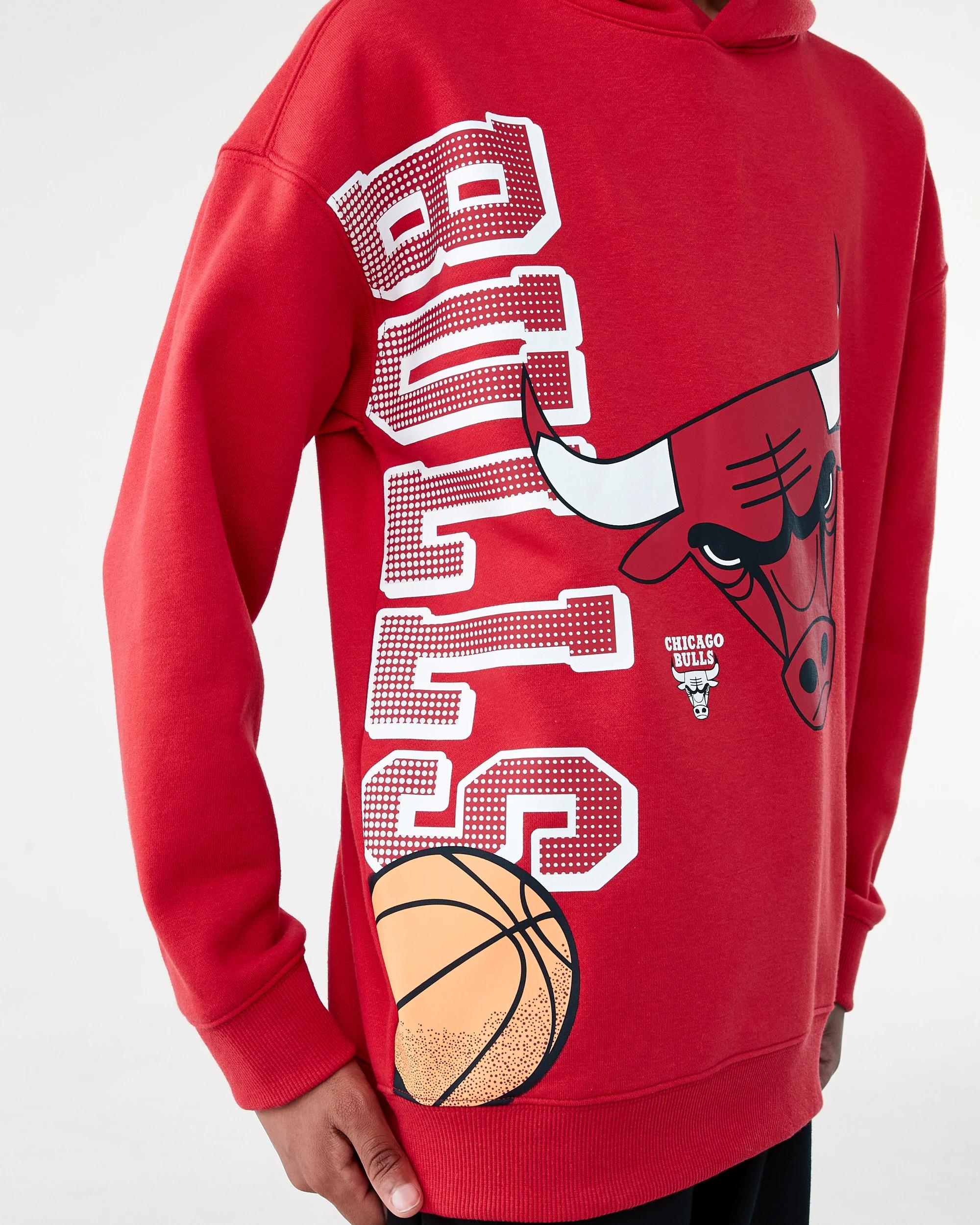 6 Official NBA Kids Hoodie RED BULLS HOODIE, 6 of 8