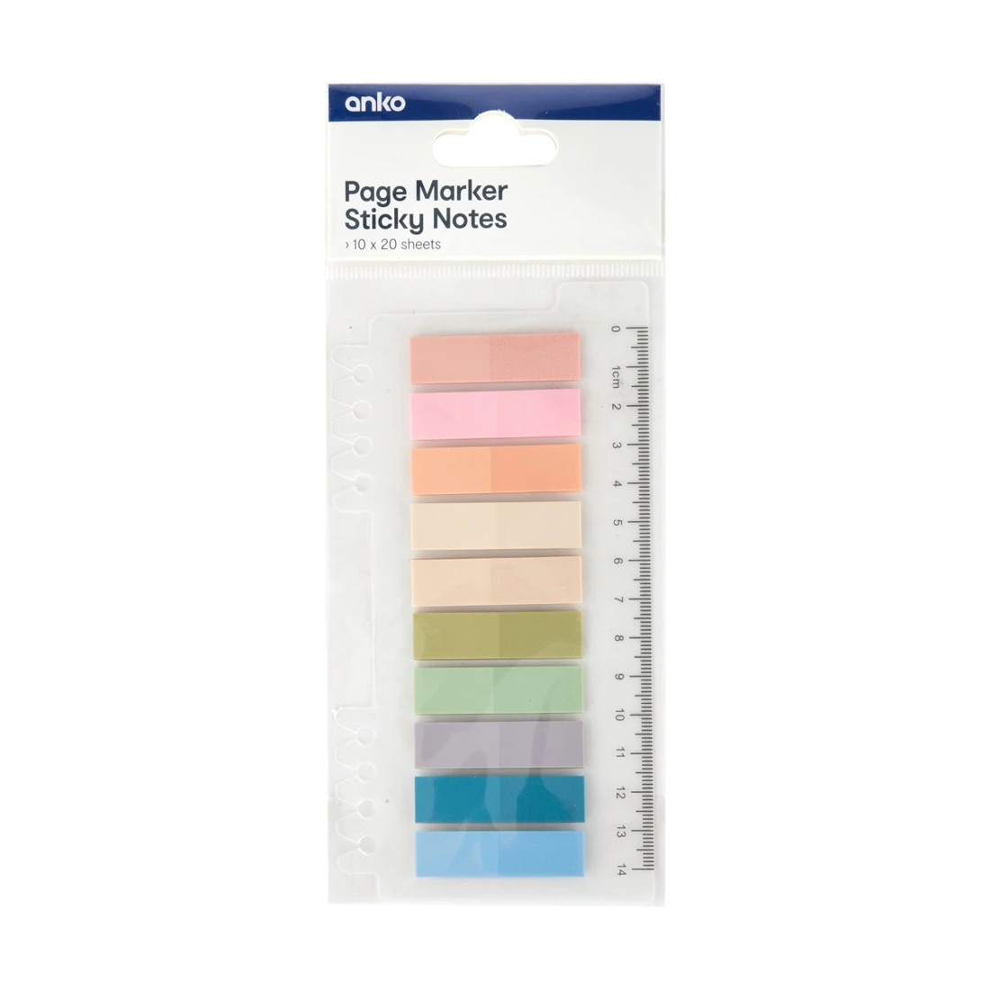 1 10 Pack Page Marker Sticky Notes, 1 of 6