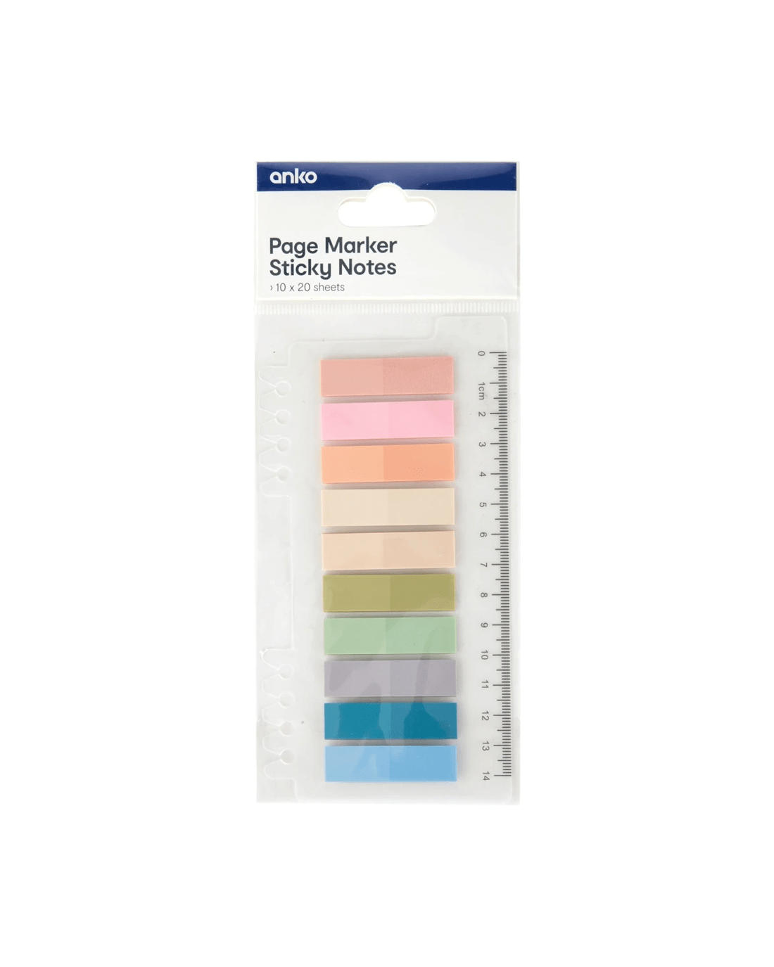 1 10 Pack Page Marker Sticky Notes, 1 of 6