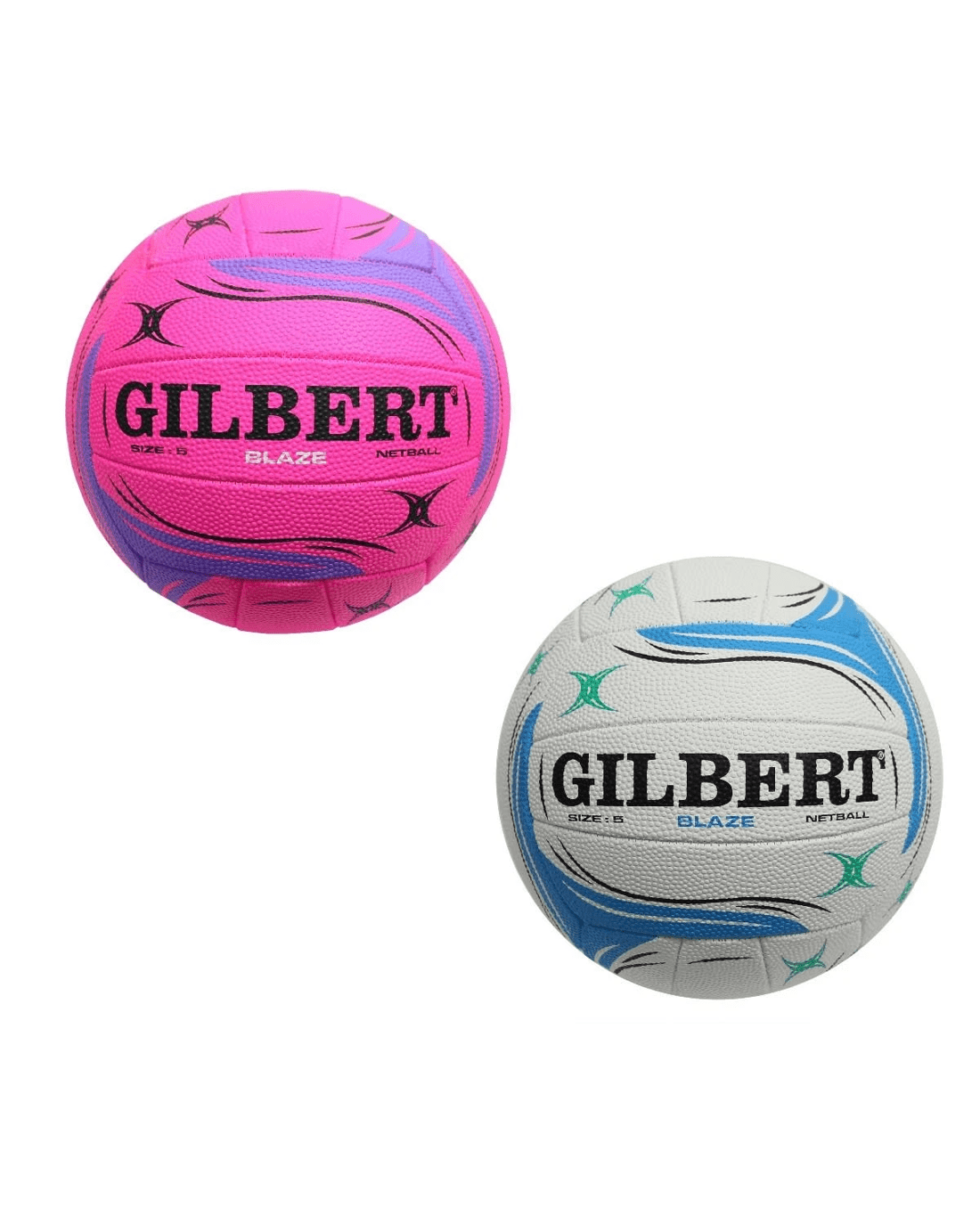1 Gilbert Blaze Netball - Size 5, Assorted, 1 of 5