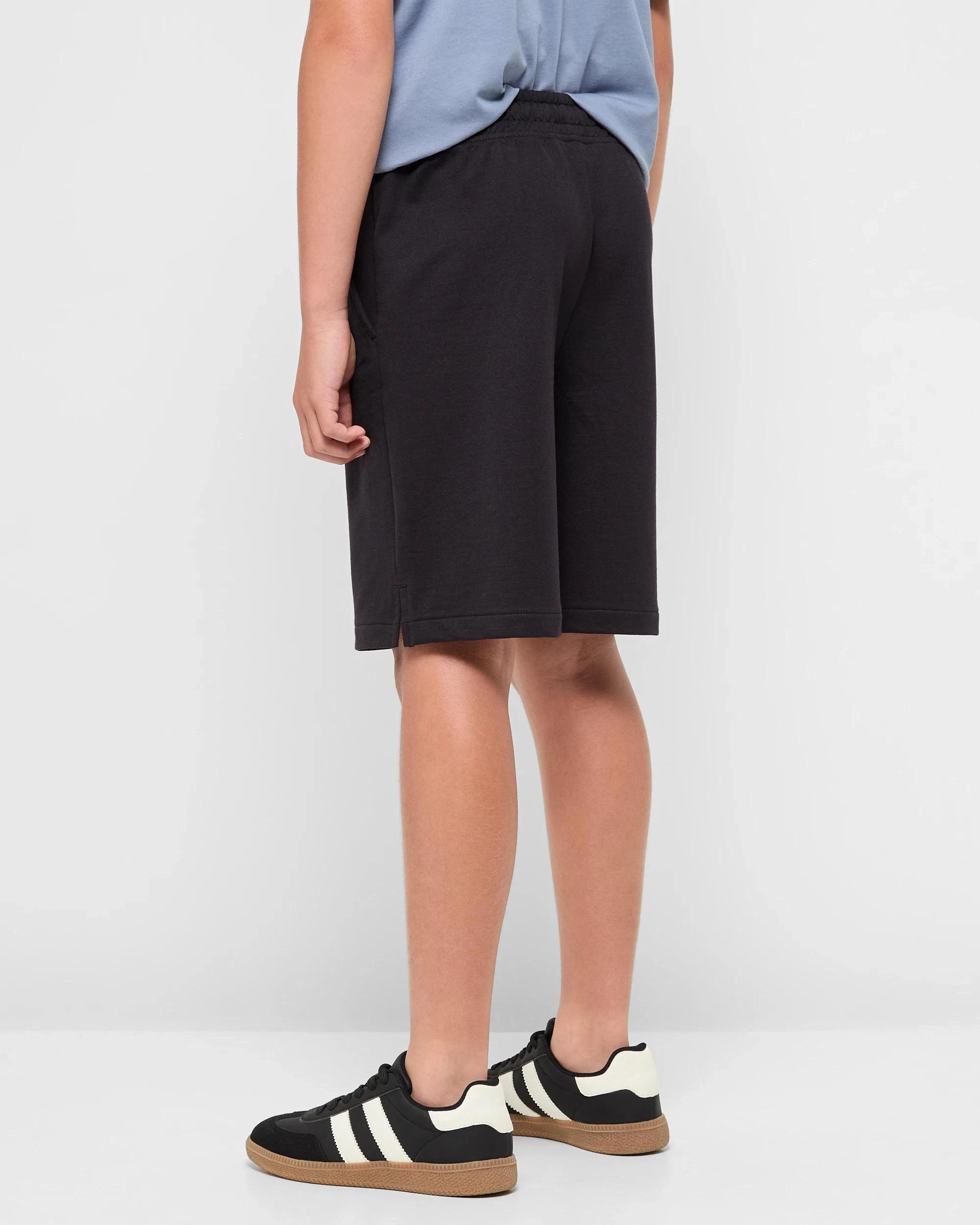 3 Target Australian Cotton Sweat Shorts BLACK, 3 of 5