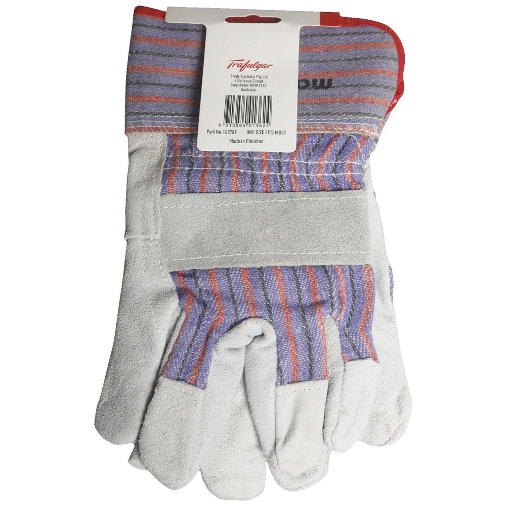 2 Trafalgar Candy Stripe Gloves Large, 2 of 2