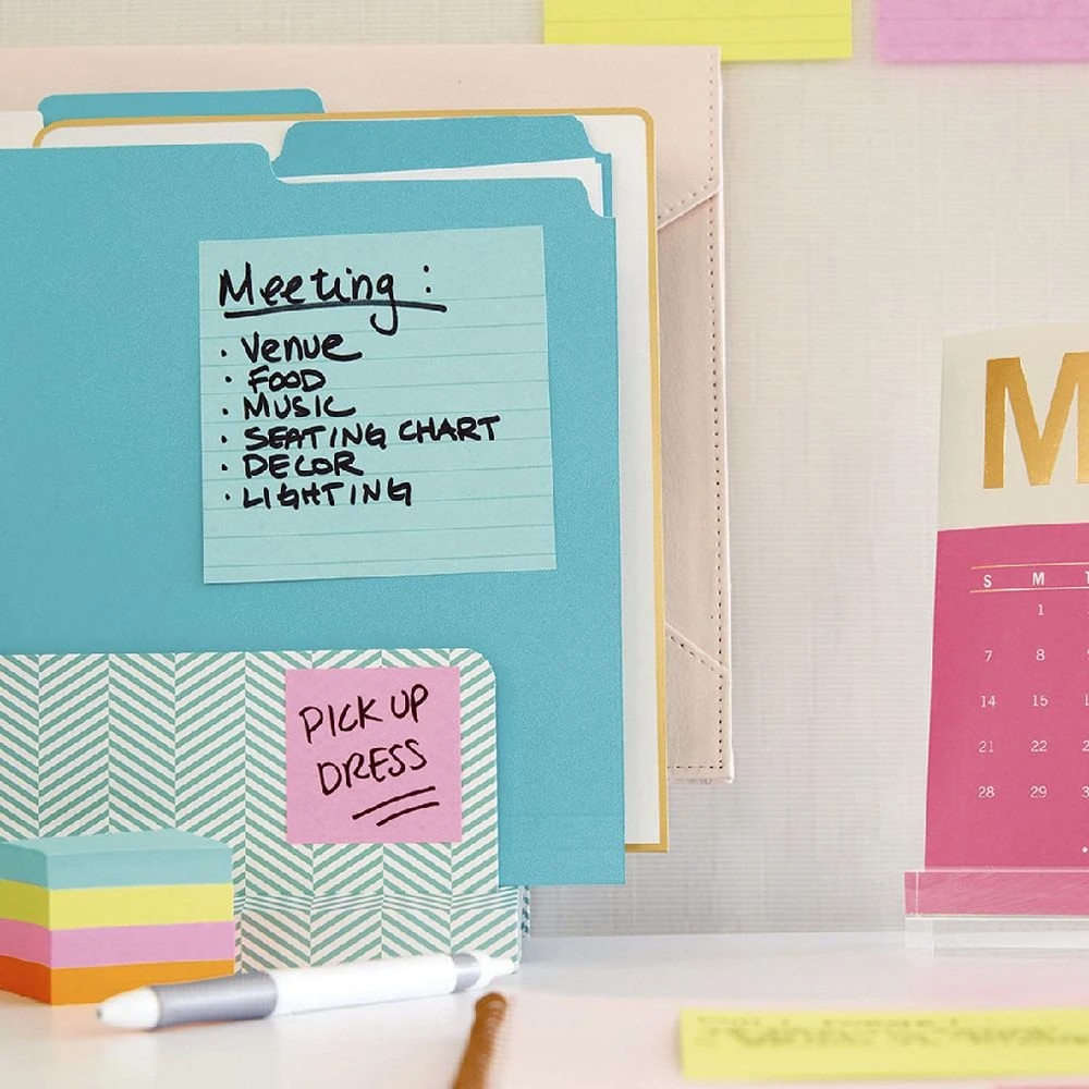 5 Post-it Super Sticky Notes 101 x 101mm Supernova Neons 3 Pack, 5 of 10