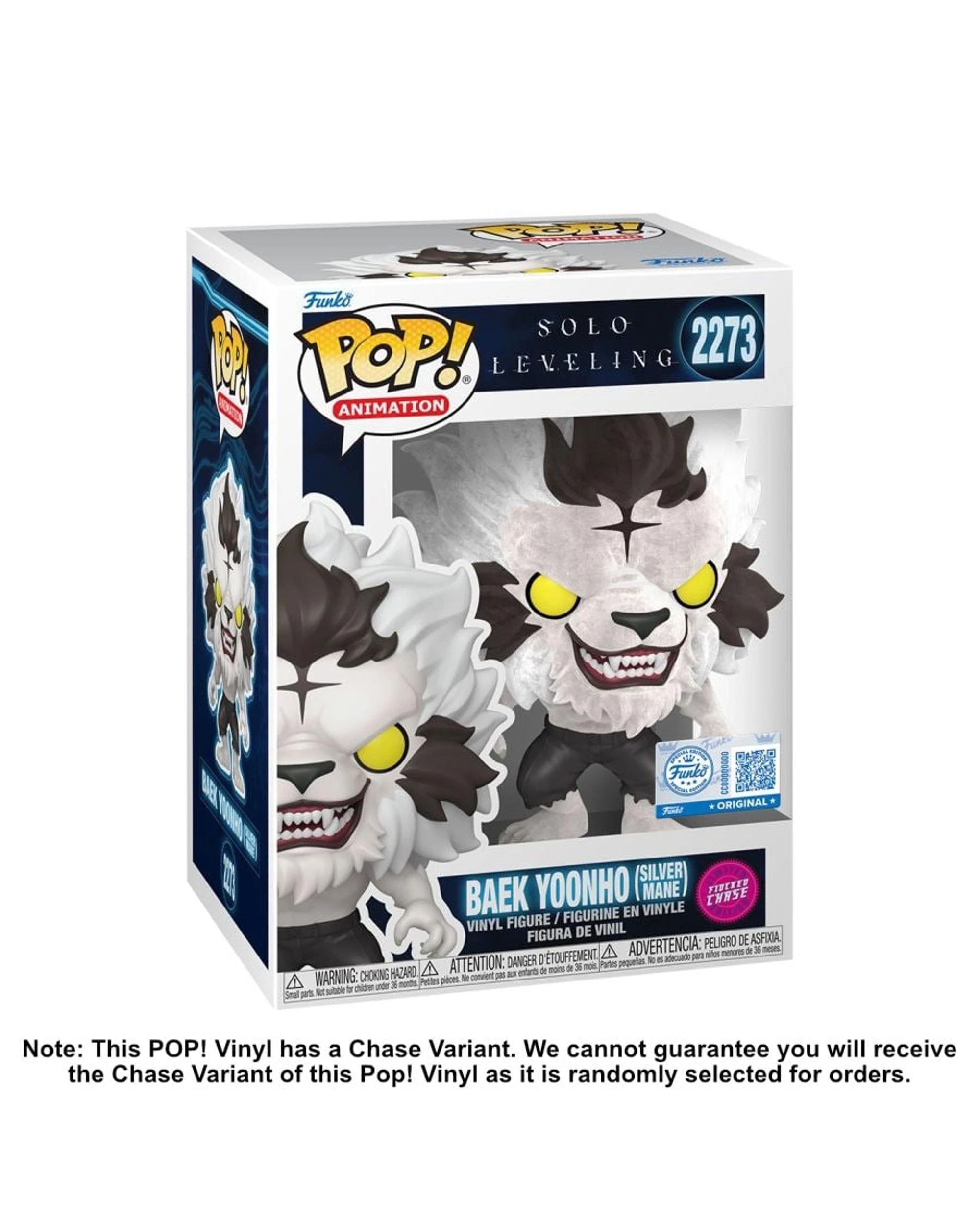 5 Solo Leveling Baek Yoonho - Silver Mane -  Funko POP! Vinyl, 5 of 5