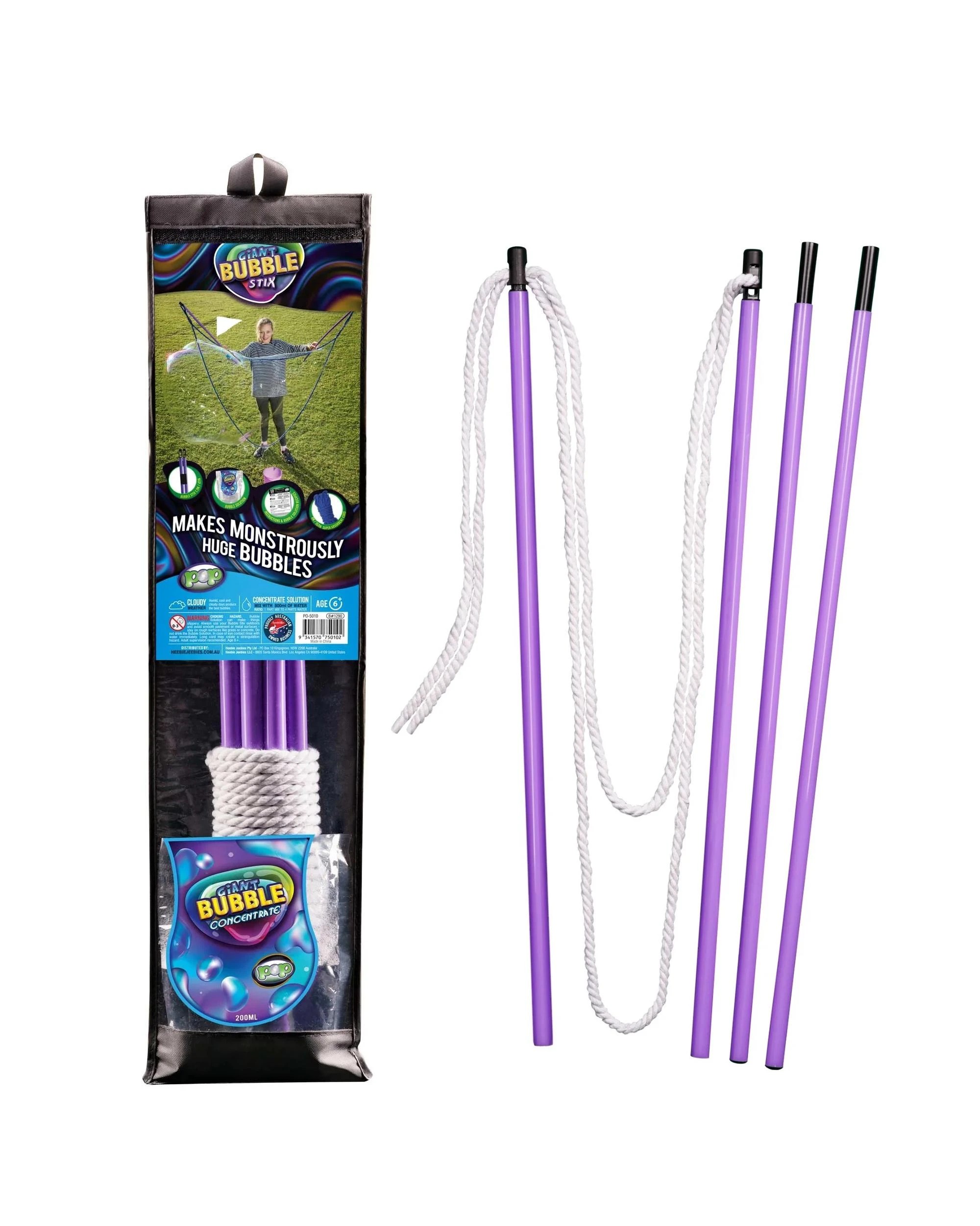 1 Pop Bubble Co Giant Bubble Stix - Extendable, 1 of 9