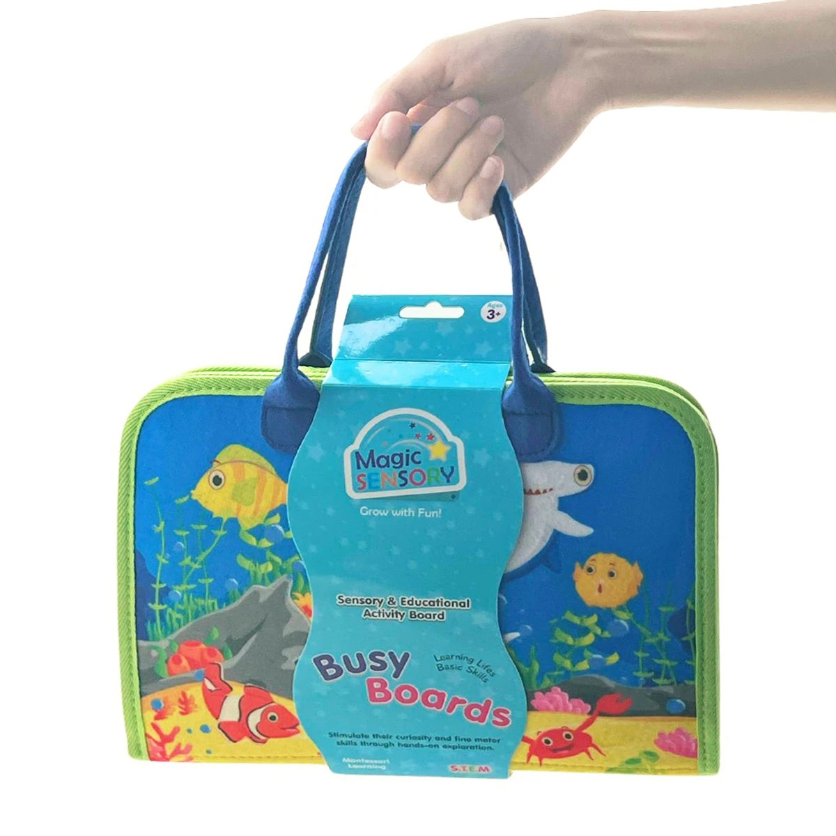 7 Magic Sensory Busy Board Blue, 7 of 10