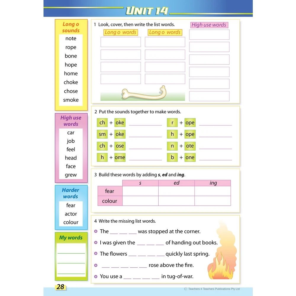3 Spelling Conventions Book 2, 3 of 4