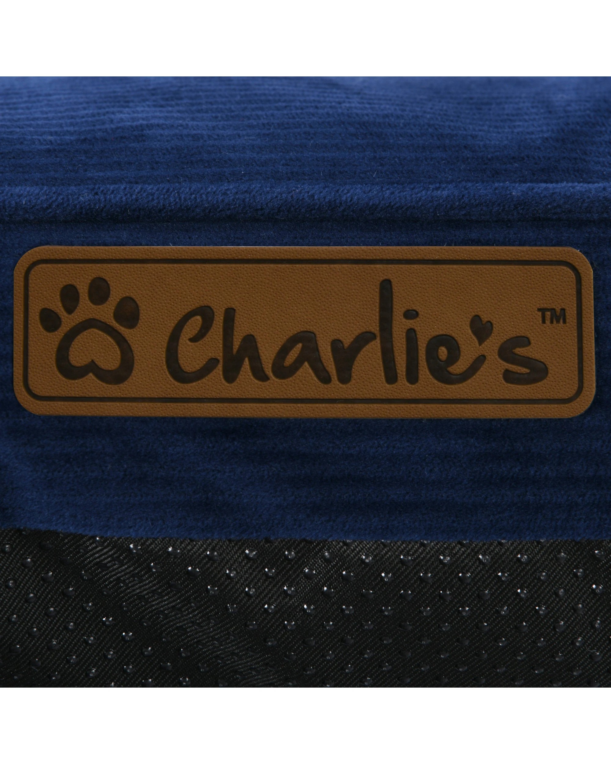 6 Charlie's Corduroy Dog Sofa Bed Medium - Navy, 6 of 7