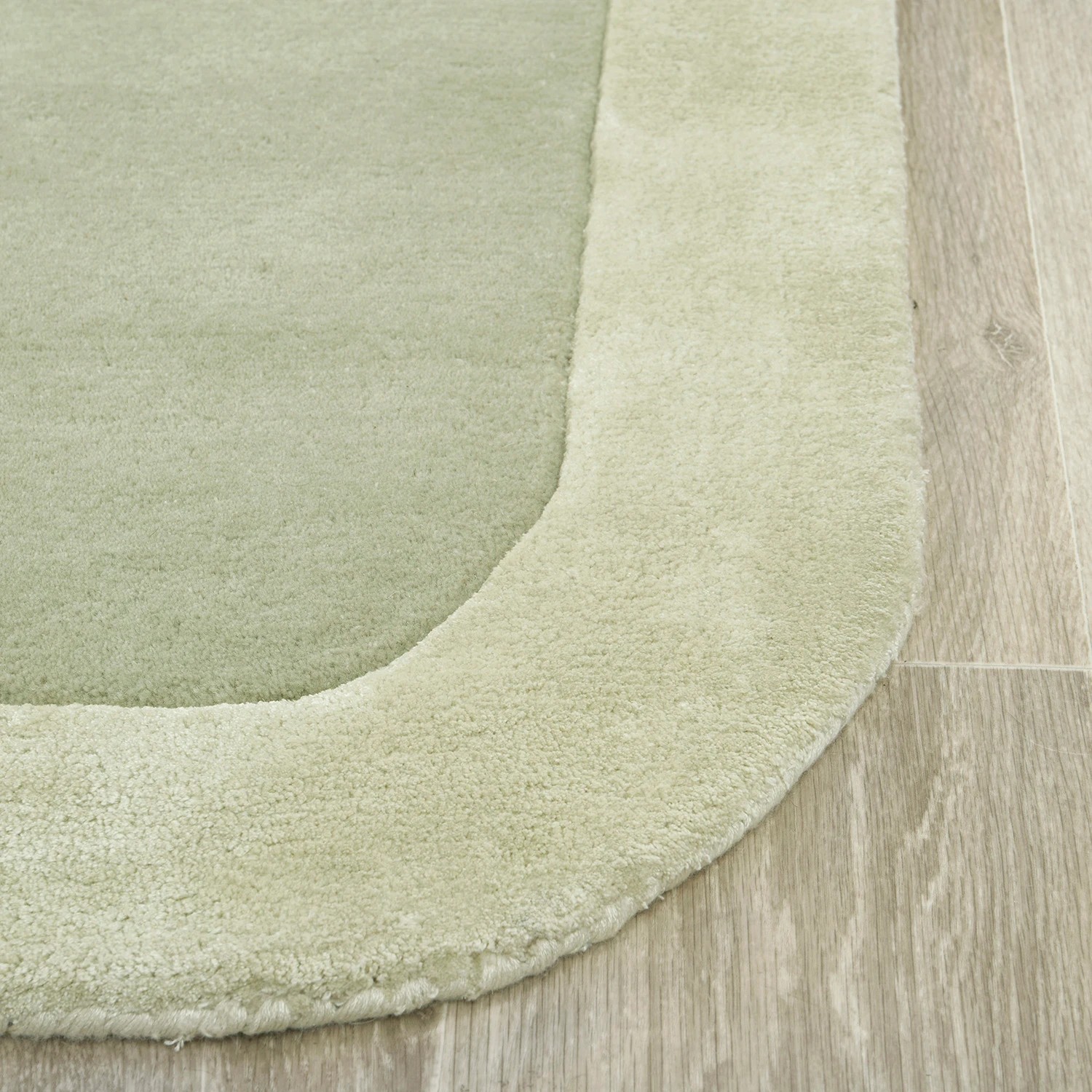 3 Common Ground Rugs Nexus 225x155cm - Medium Hand Tufted Wool Floor Rug - Green, 3 of 7