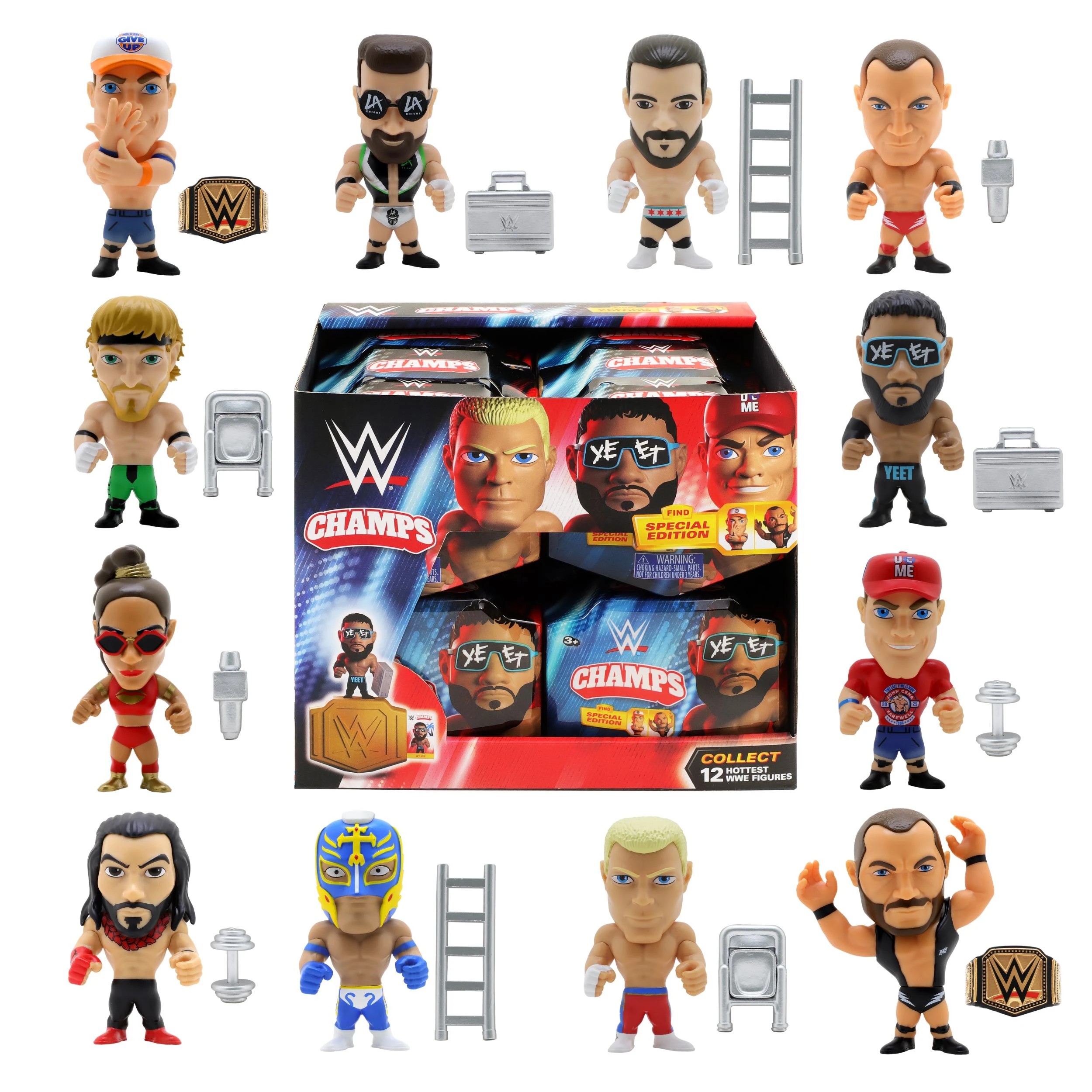 1 WWE Pop N Lock Champs - Assorted, 1 of 10