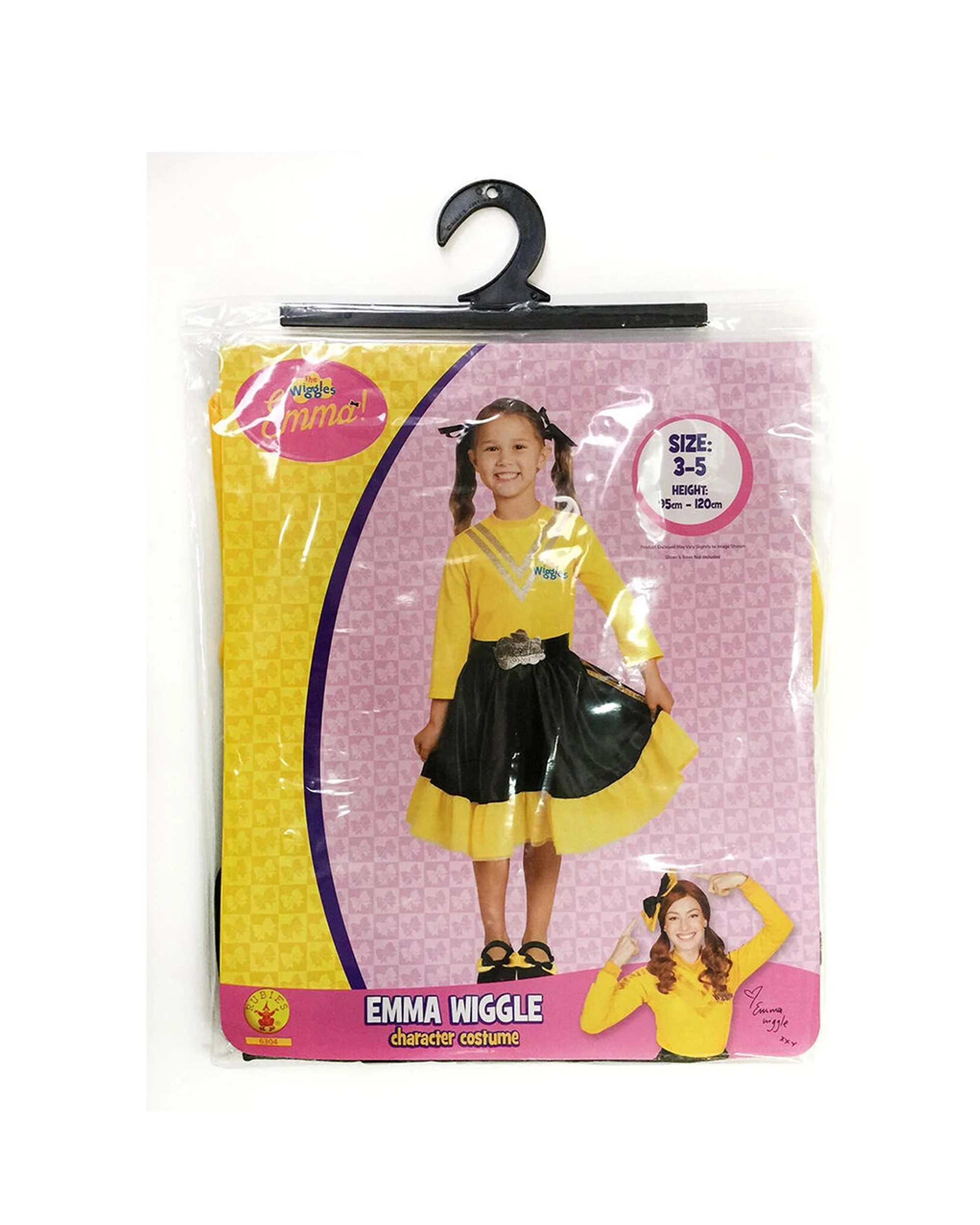 2 Rubies Emma Wiggle Deluxe Dress Up Outfit Kids Party Costume 3-5 Years - Yellow, 2 of 4