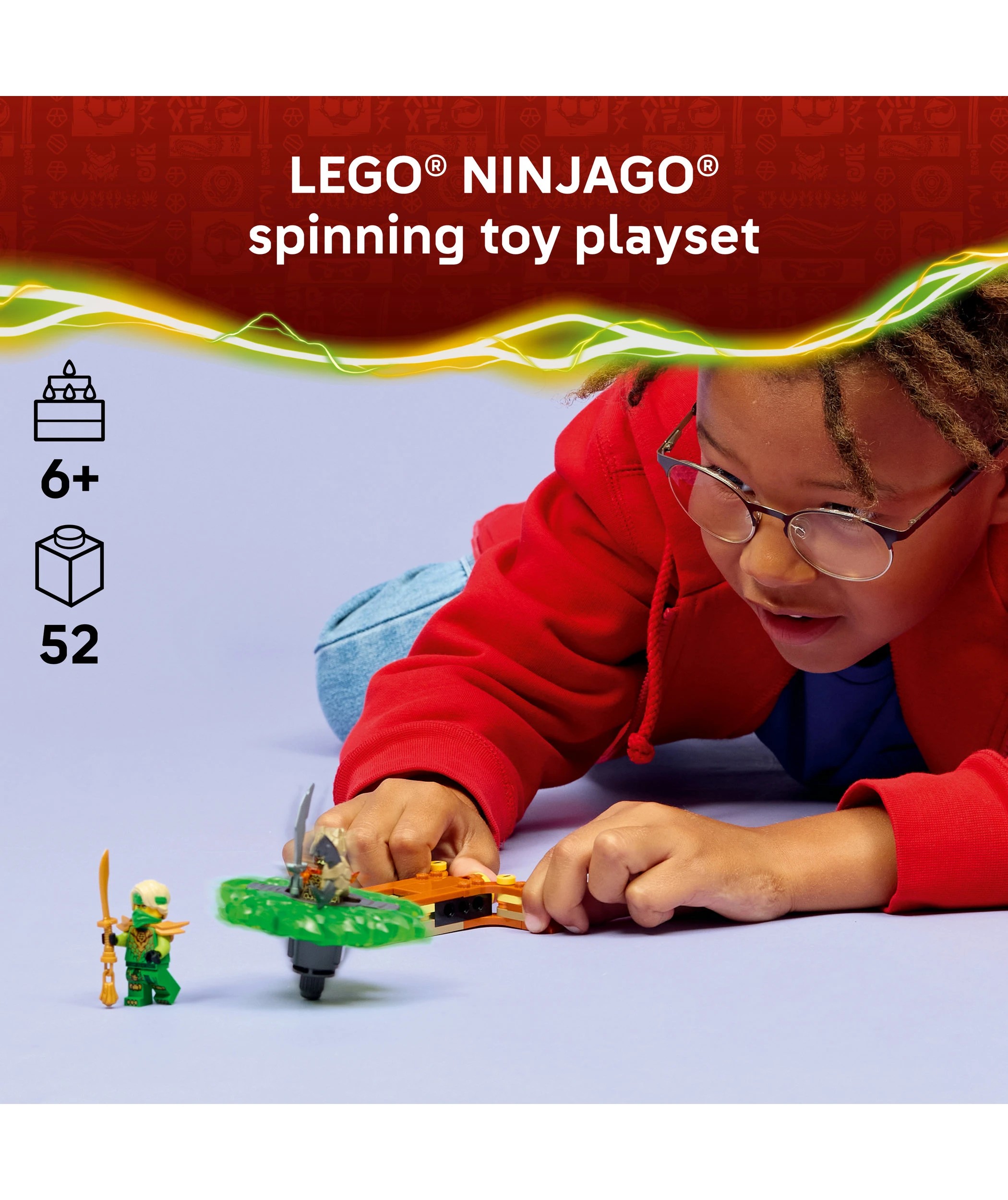 3 LEGO NINJAGO Lloyd vs. Earth Monster Spinner 71850, 3 of 10