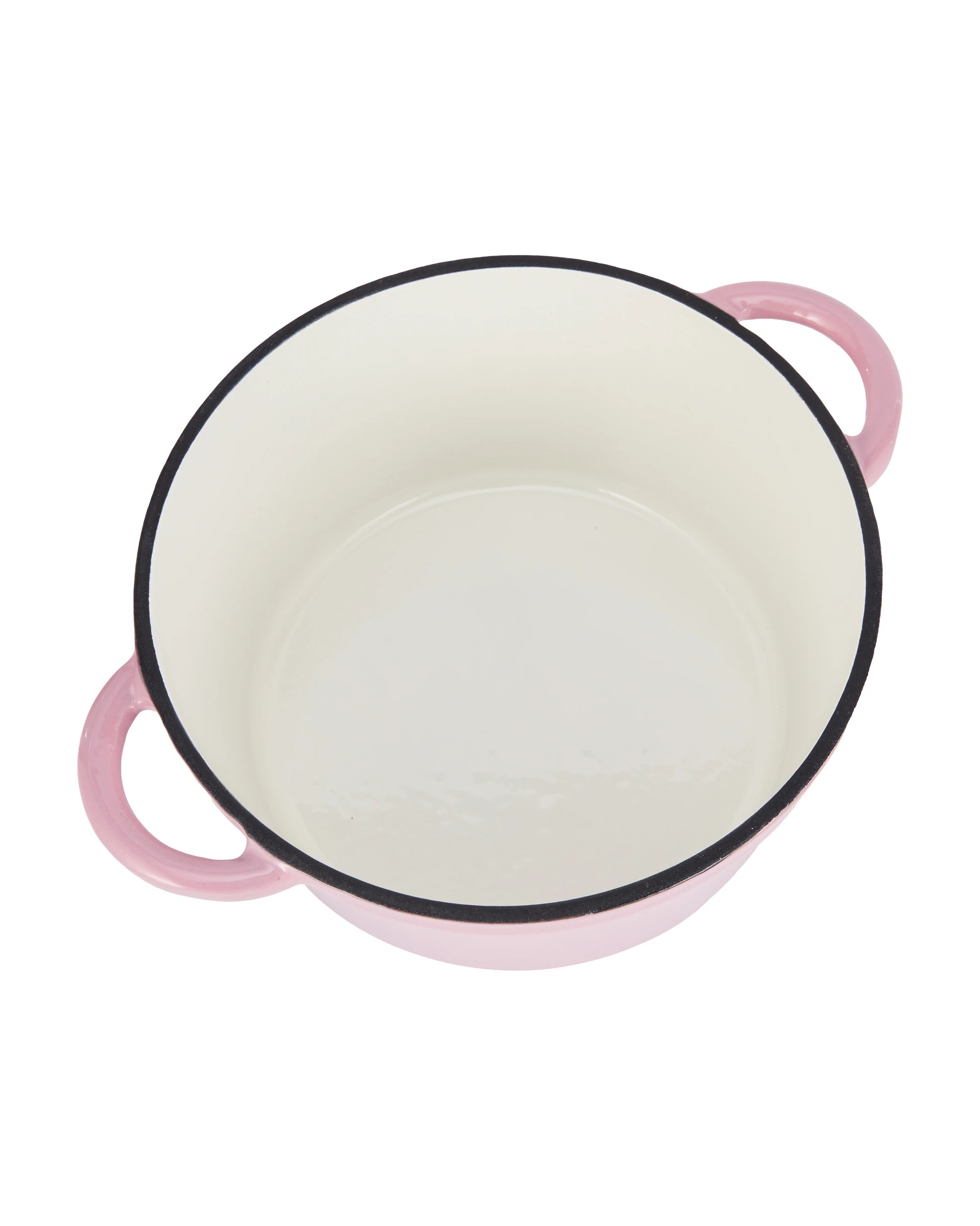 4 4L Cast Iron Casserole - Pink, 4 of 6