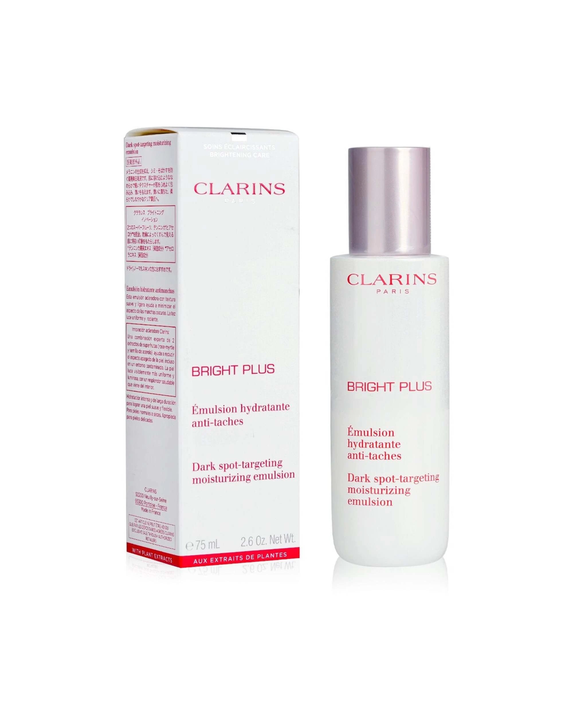 2 Clarins Bright Plus Dark Spot-Targeting Moisturizing Emulsion  75ml/2.6oz, 2 of 3