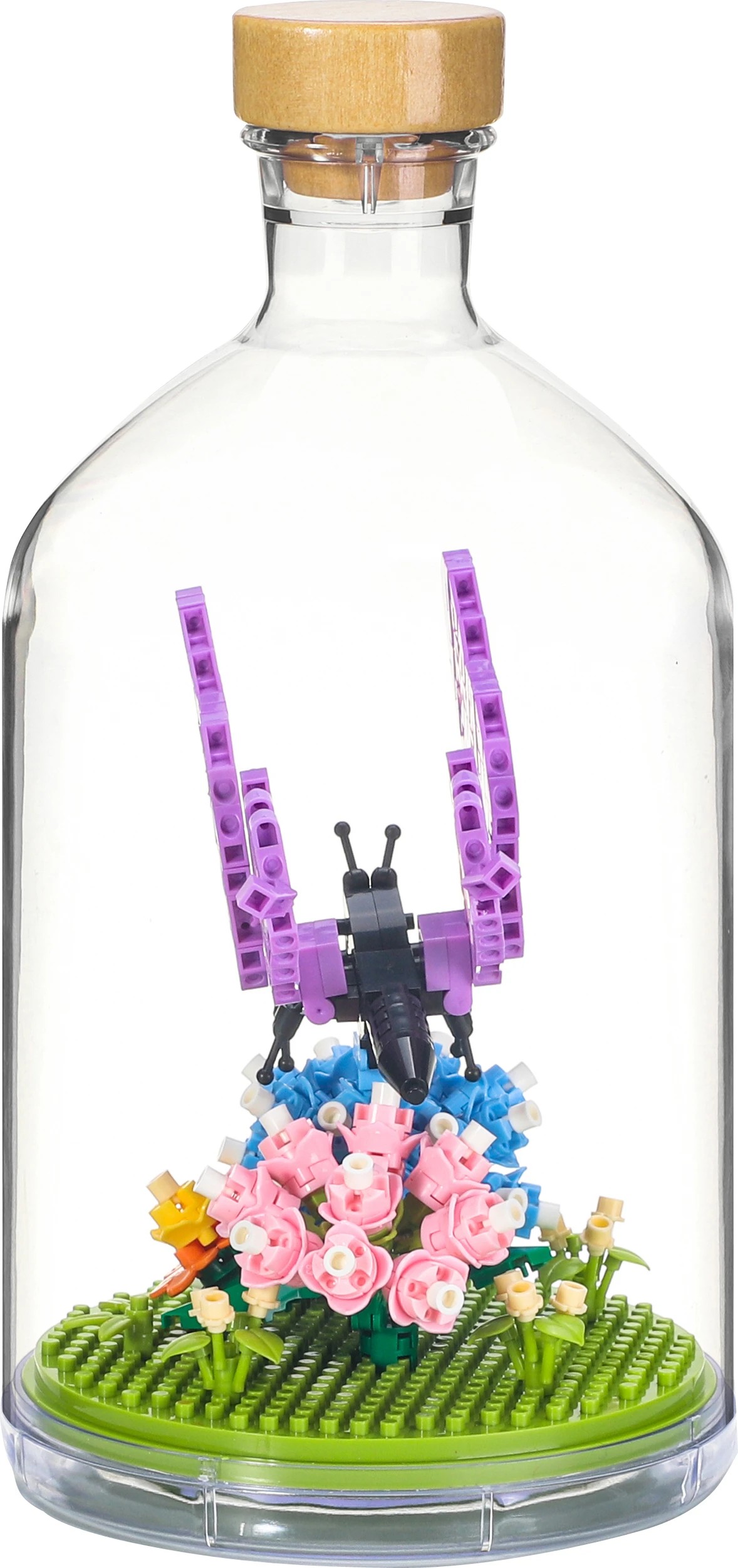 4 Mini Blocks Animals in Bottle - Assorted, 4 of 10