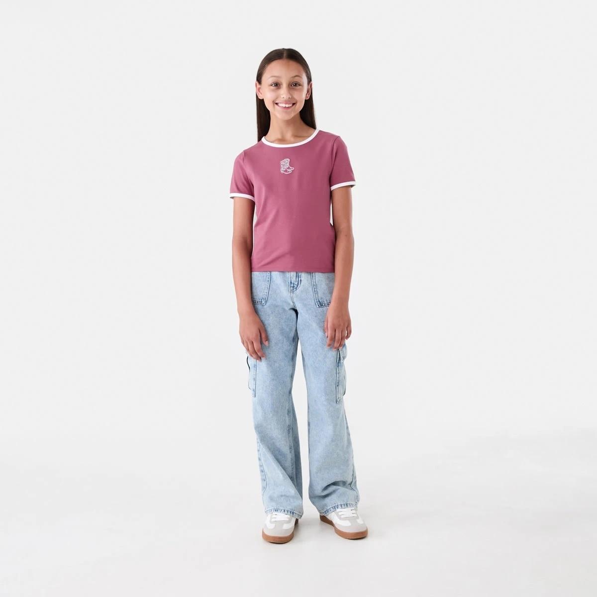 5 Short Sleeve Ringer T-shirt Boots, 5 of 6