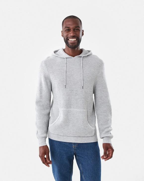 Hooded Knit Pullover