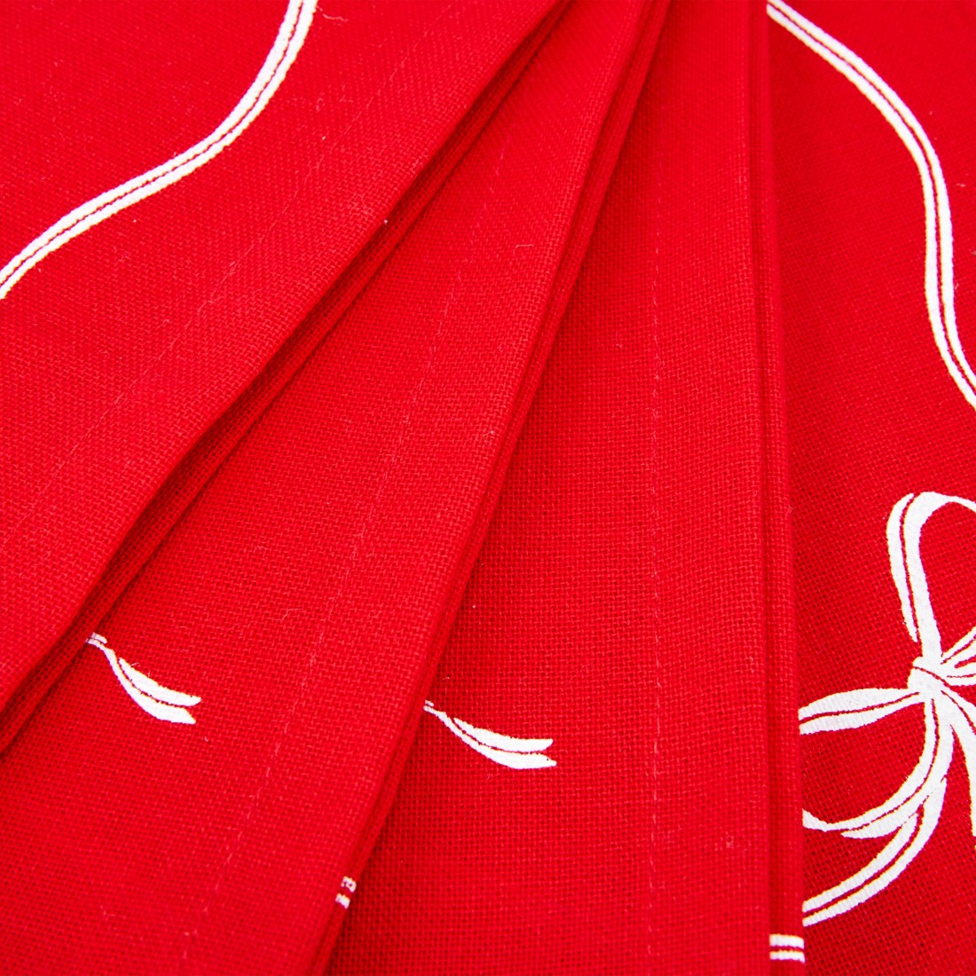 2 4 Pack Red Bow Napkins, 2 of 4