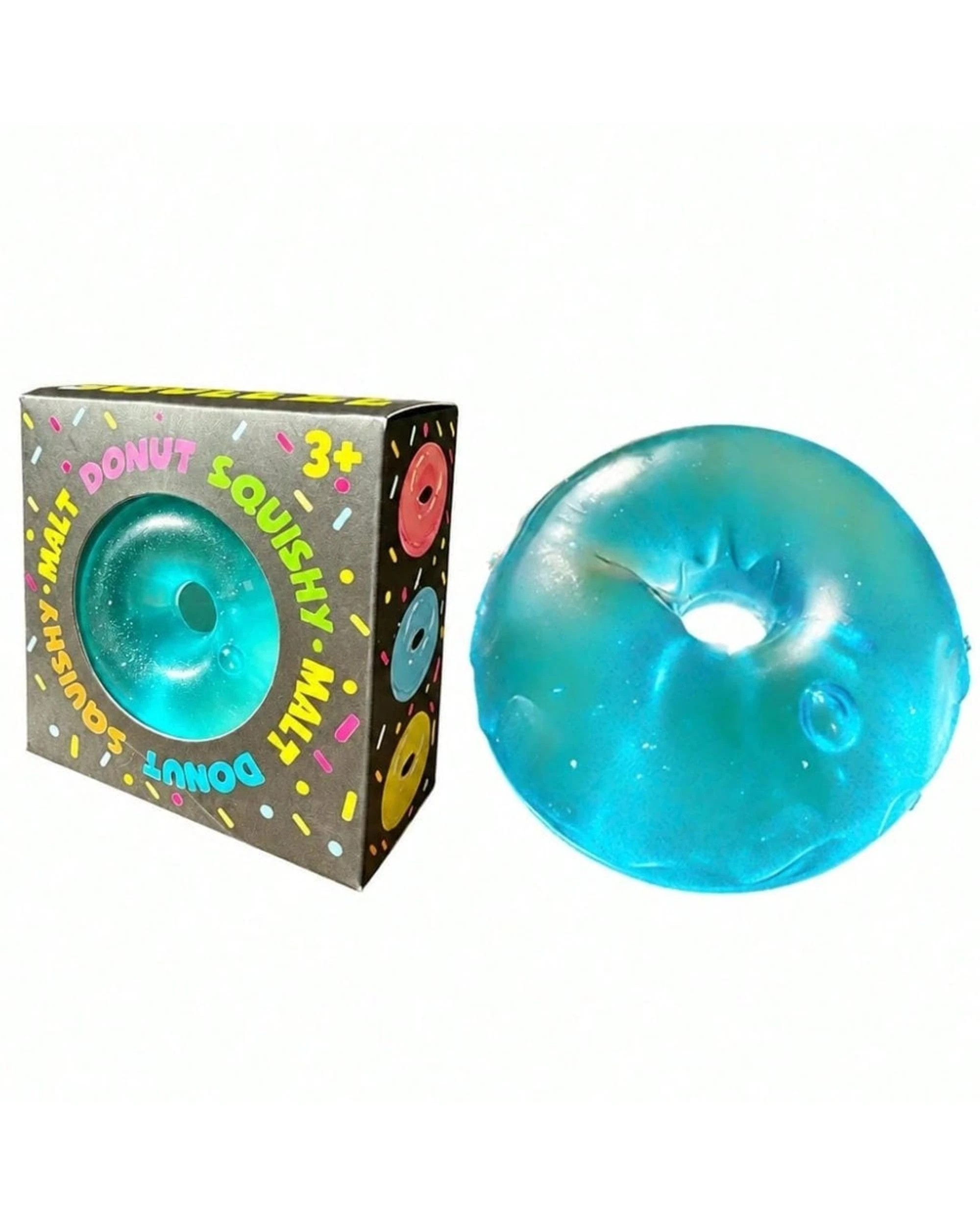 2 Squishy Sugar Translucent Donuts Assortment, 2 of 4