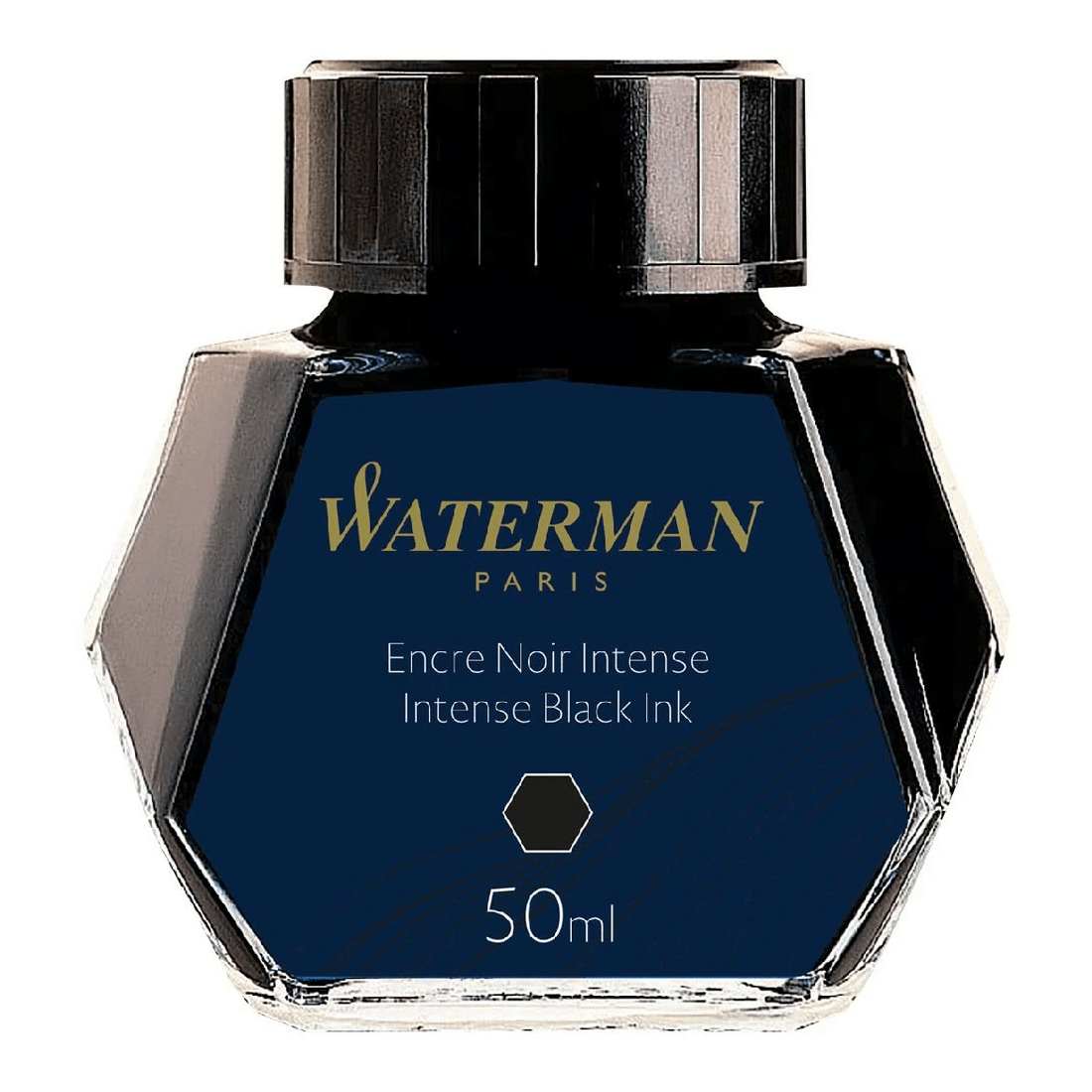 1 Waterman Bottled Ink Intense Black 50 mL, 1 of 4