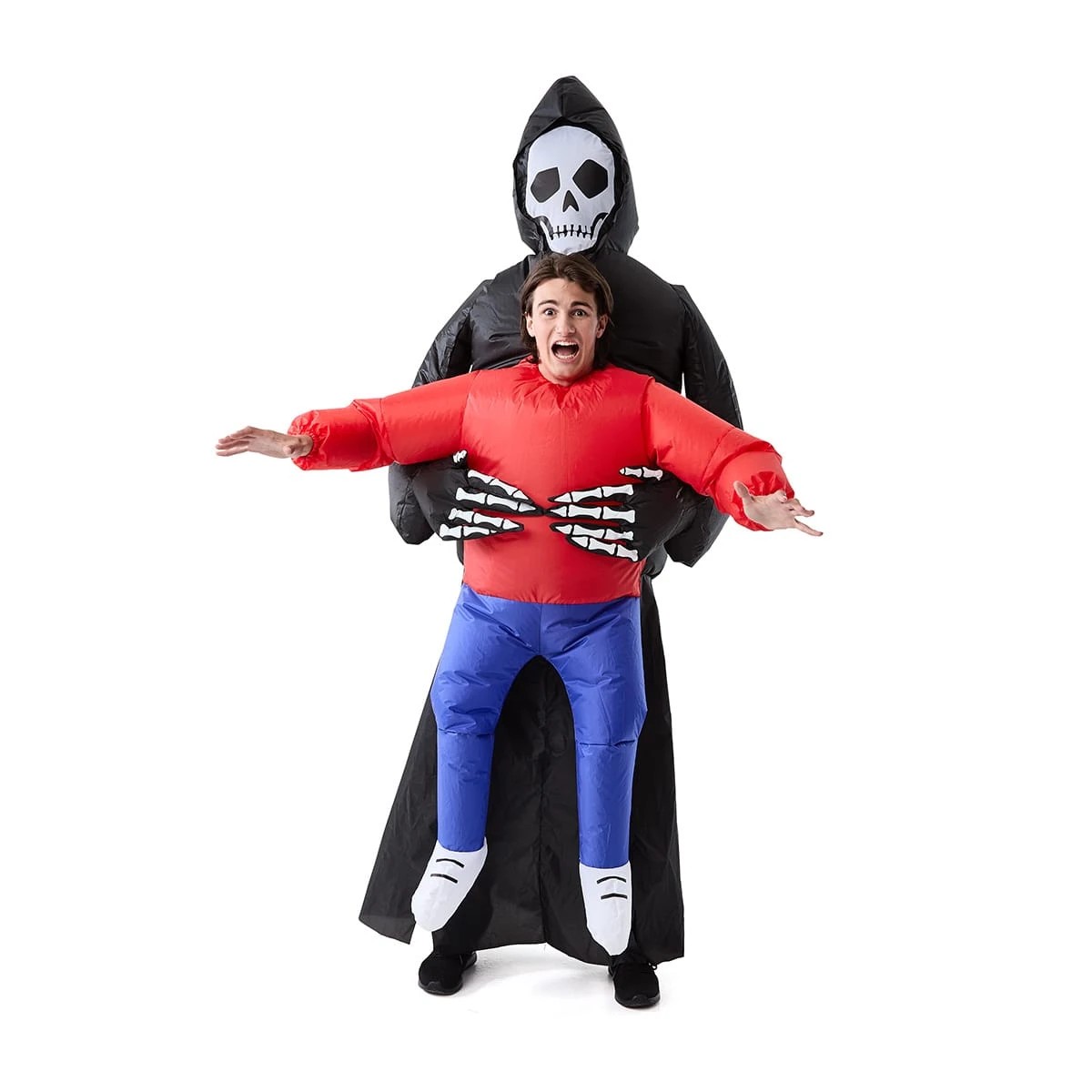 1 Inflatable Reaper Costume - Adult, 1 of 8