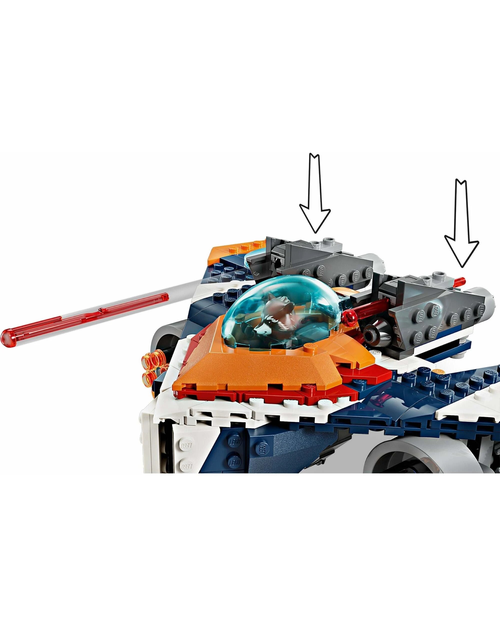 5 LEGO Marvel 76278 Rocket's Warbird vs. Ronan, 5 of 5