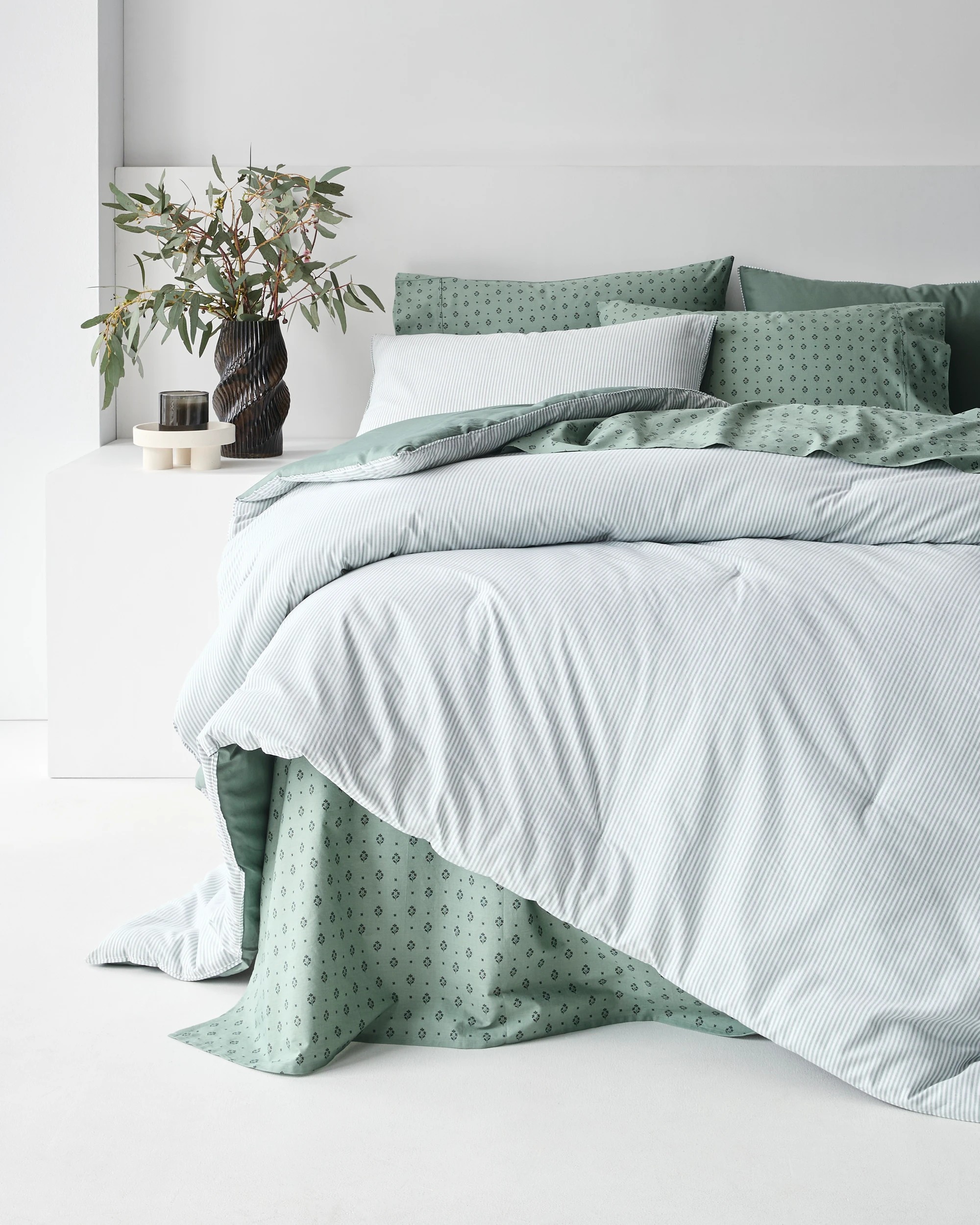 1 Target Hampton Comforter Set - King Bed - Green, 1 of 10