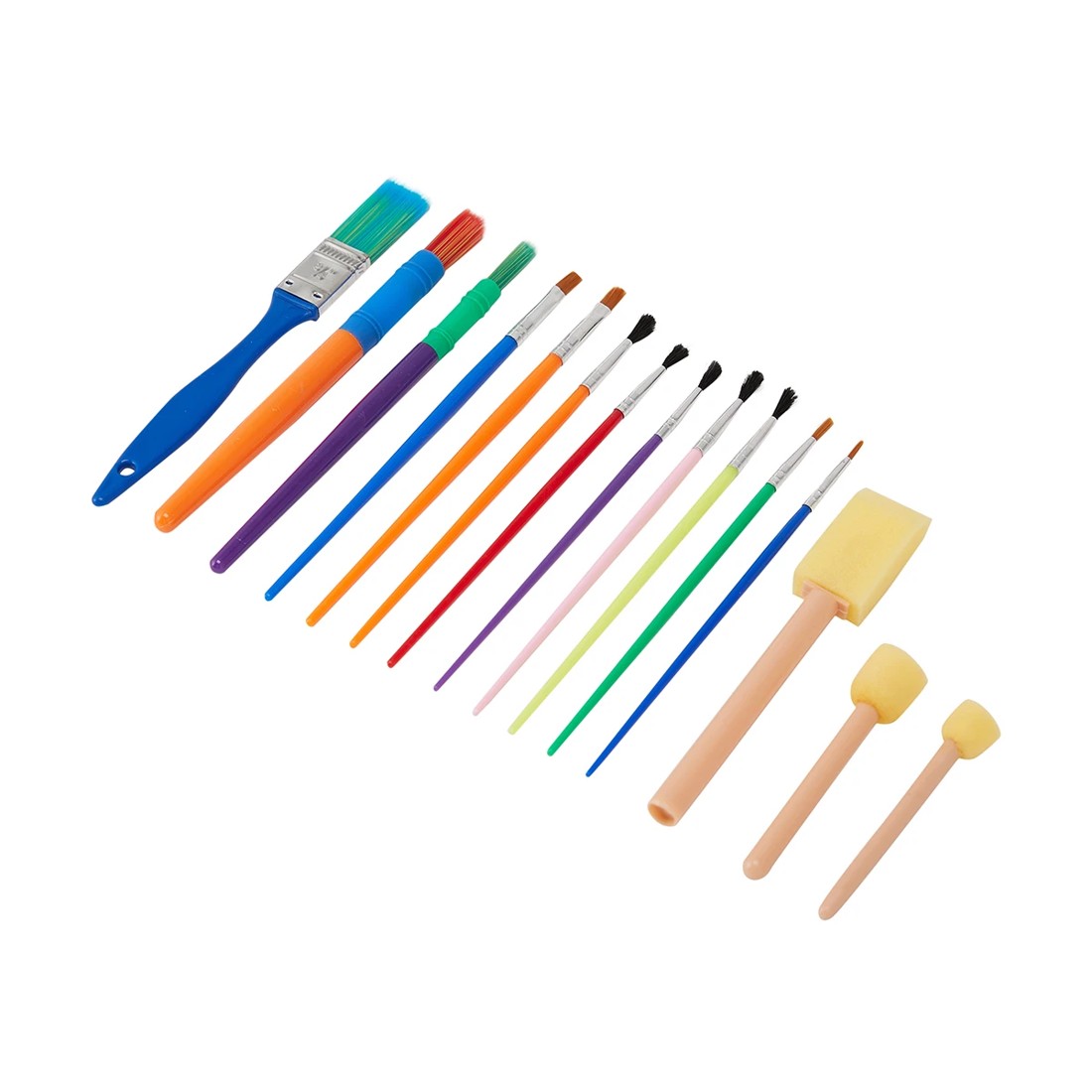 2 15 Pack Assorted Paint Brushes, 2 of 6