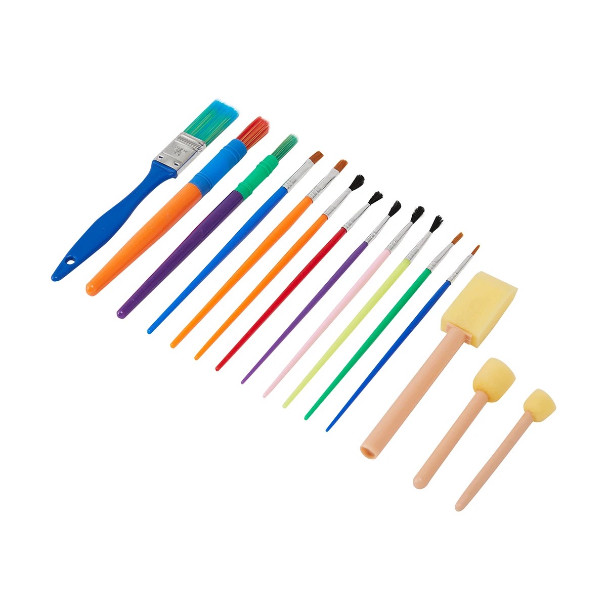 2 15 Pack Assorted Paint Brushes, 2 of 6