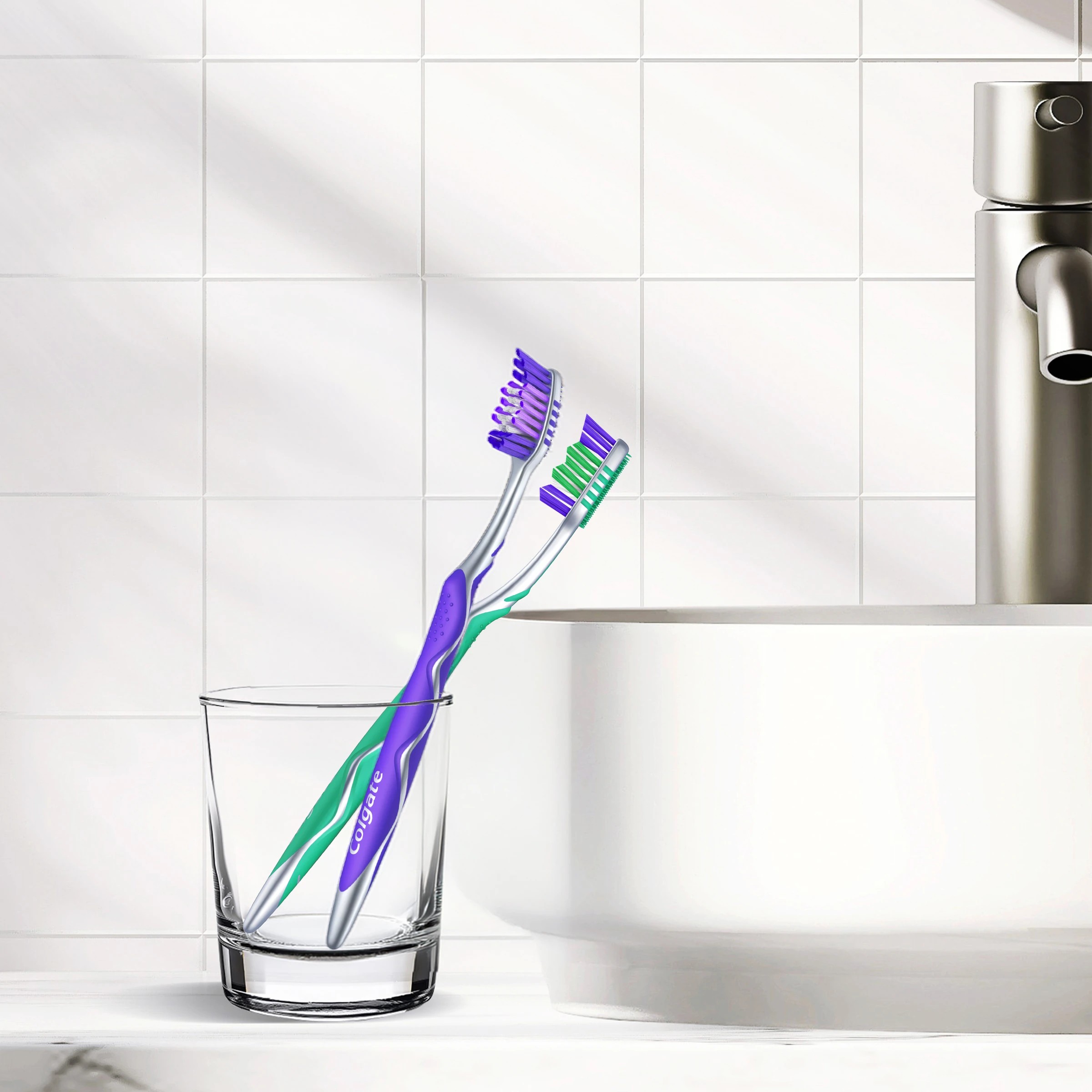 4 Colgate Zig Zag Medium Bristles Manual Toothbrush, 4 of 7