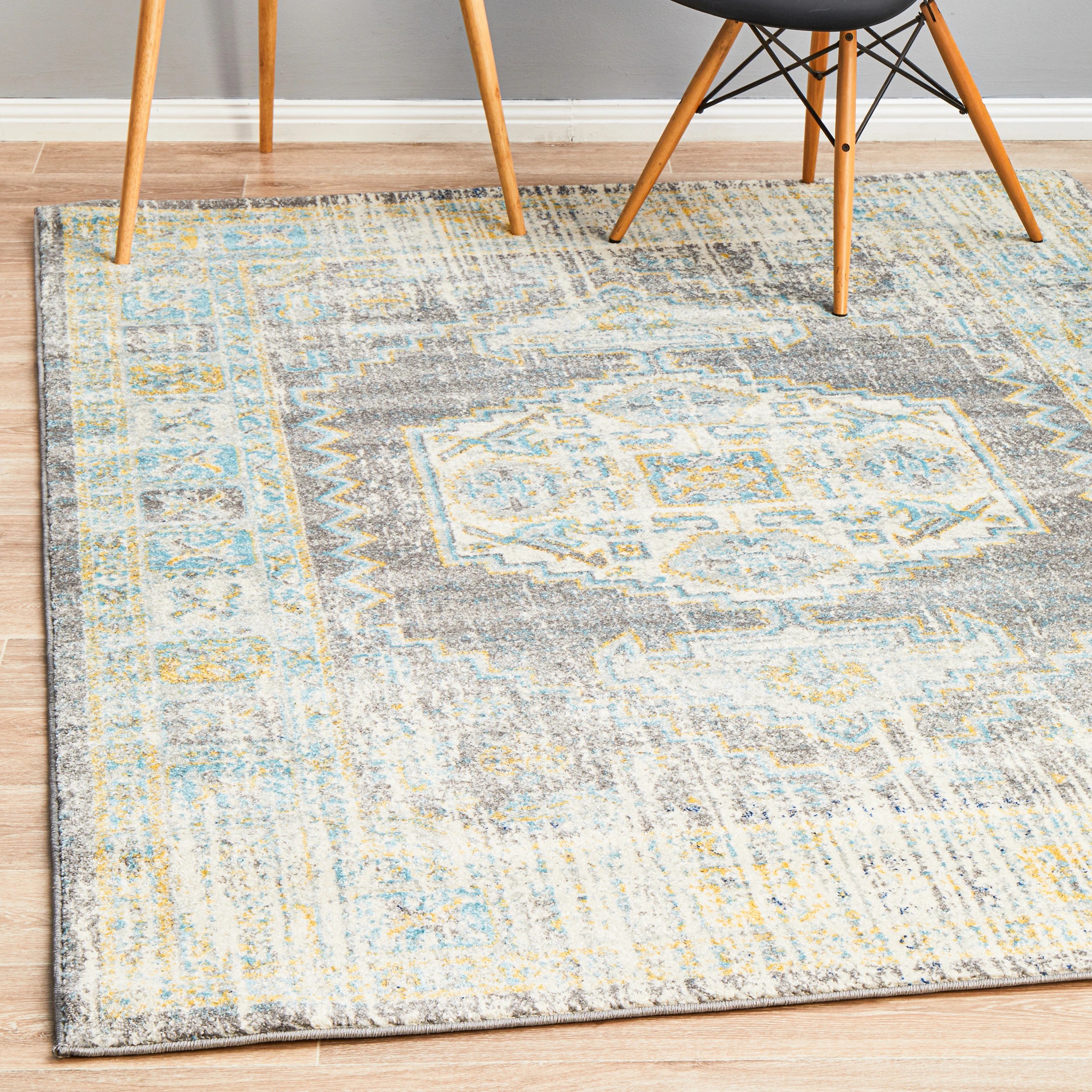 3 Common Ground Rugs Era 944 290x200cm - Large Indoor Floor Rug - Grey, 3 of 8
