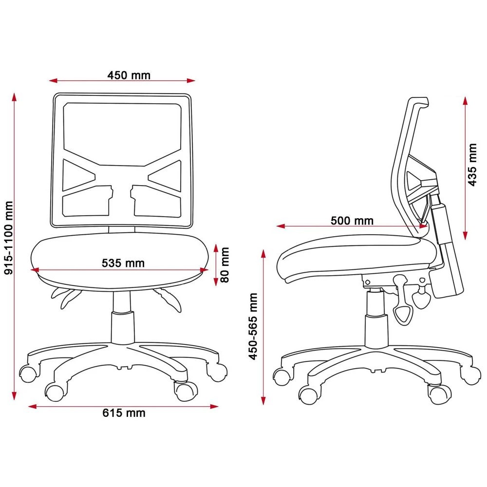 7 Pago Matrix Mesh Deluxe Heavy Duty Chair Black Ergonomic Chairs and Desk Chairs, 7 of 10