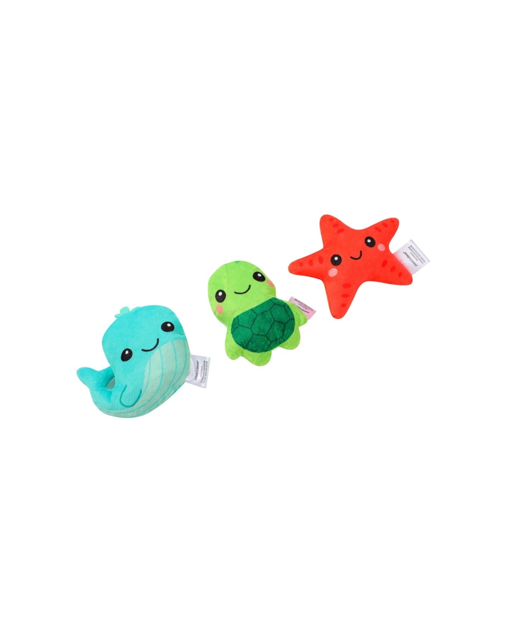 6 Paws & Claws 6x 3pc Squeaky Squad Mini Plush Pet Dog Toys - Assorted, 6 of 6
