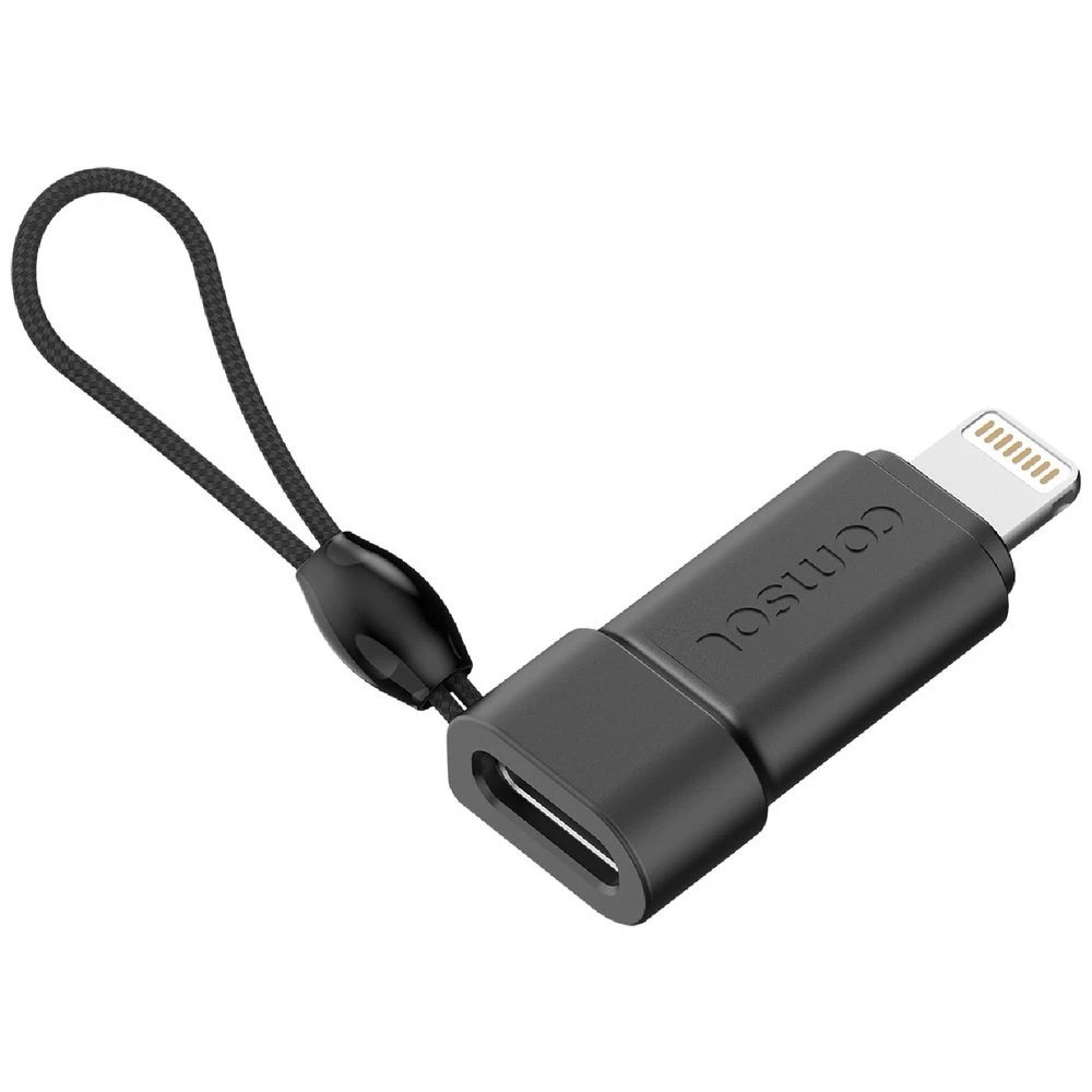 1 Comsol USB-C to Lightning MFi Adapter Black, 1 of 7