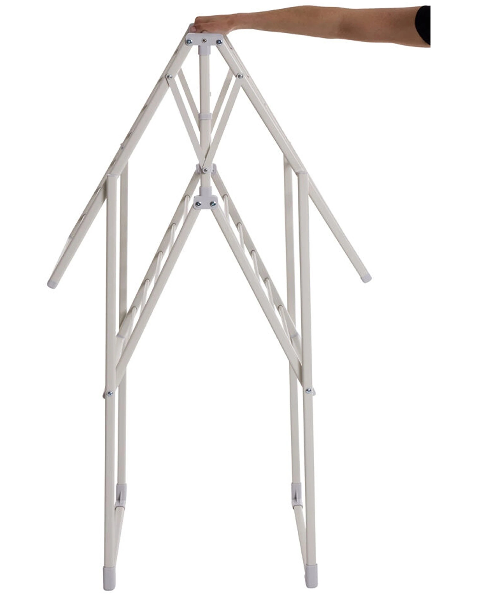 9 Hills 19M H-Frame Multi Level Flat Folded Clothes Airer 18kg Capacity Metal
 - multi, 9 of 9