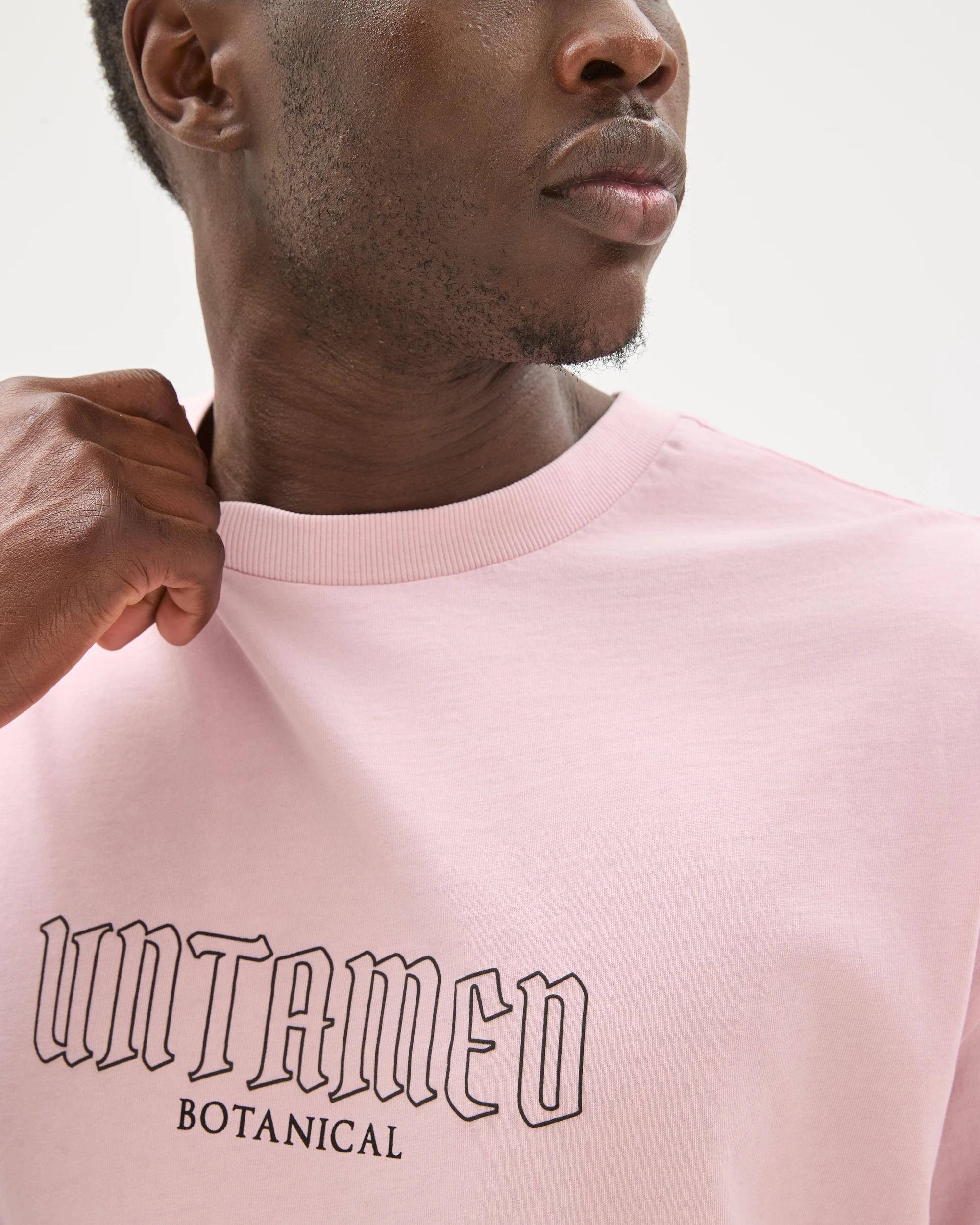 4 Commons Australian Cotton Boxy Fit Graphic T-Shirt DUSTY PINK, 4 of 7