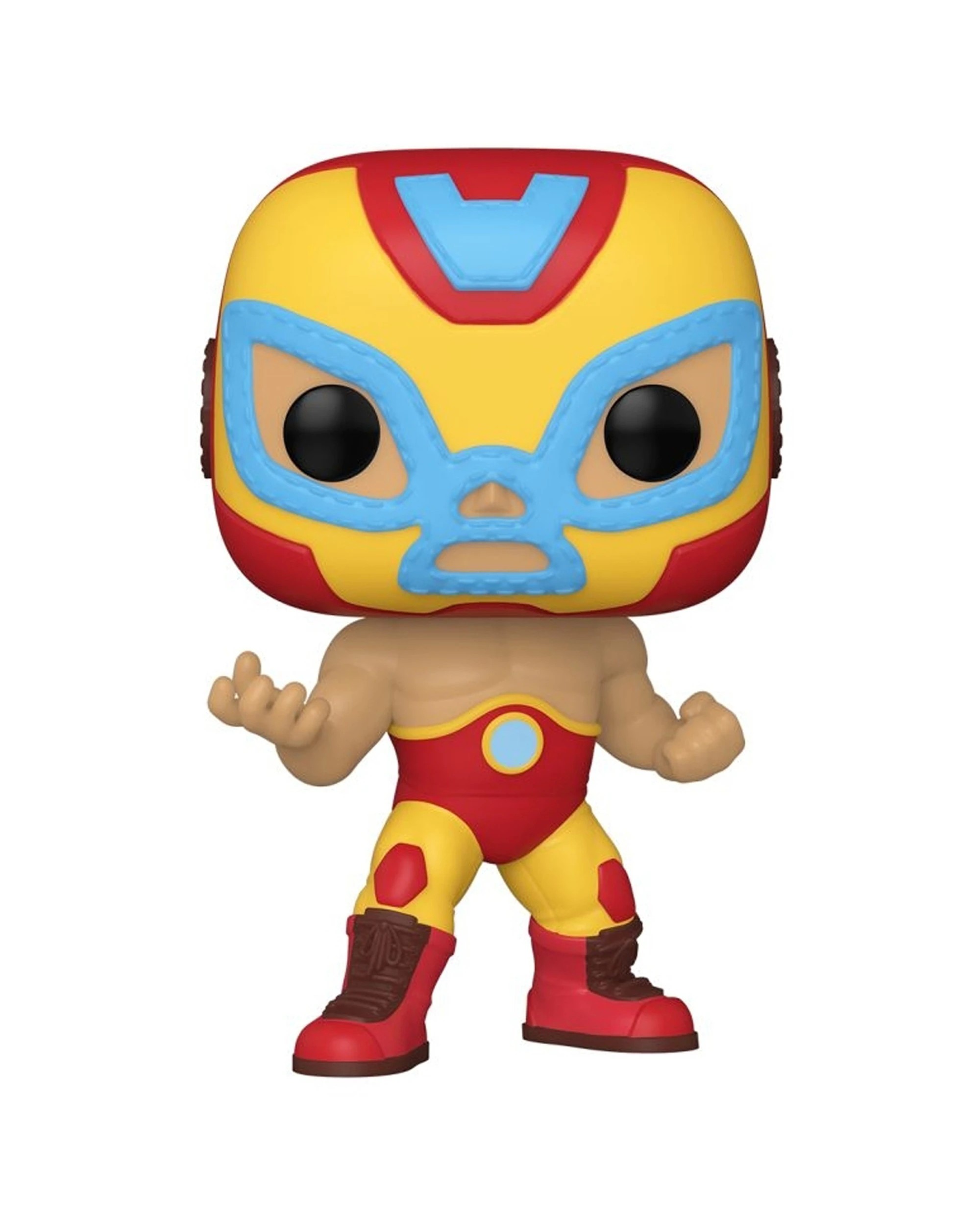 3 Pop Vinyl Figurine Marvel Lucha Libre - El Heroe Invicto Iron Man 10cm - Multi, 3 of 3