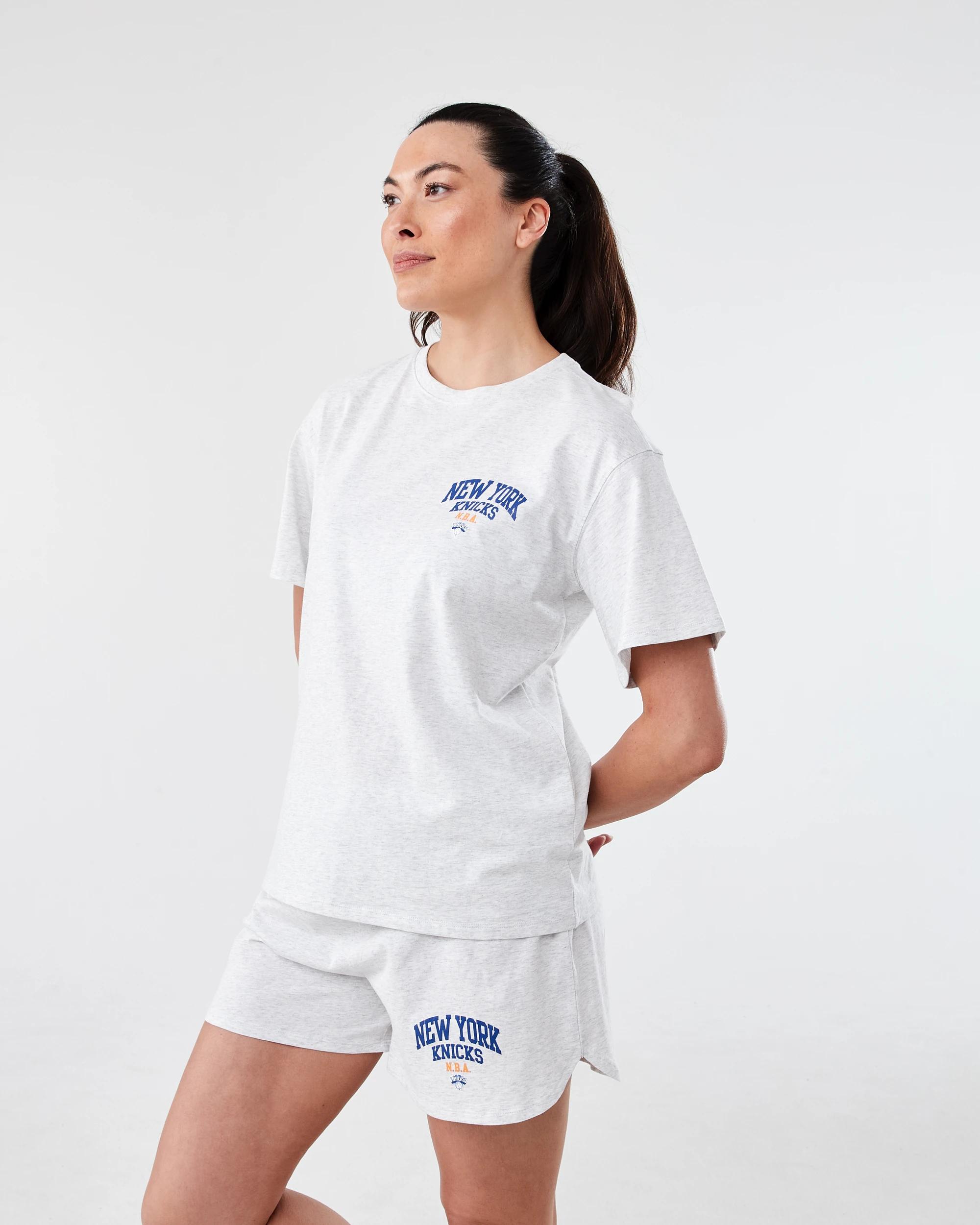 2 Official NBA Lounge Set WHITE MARLE KNICKS, 2 of 9