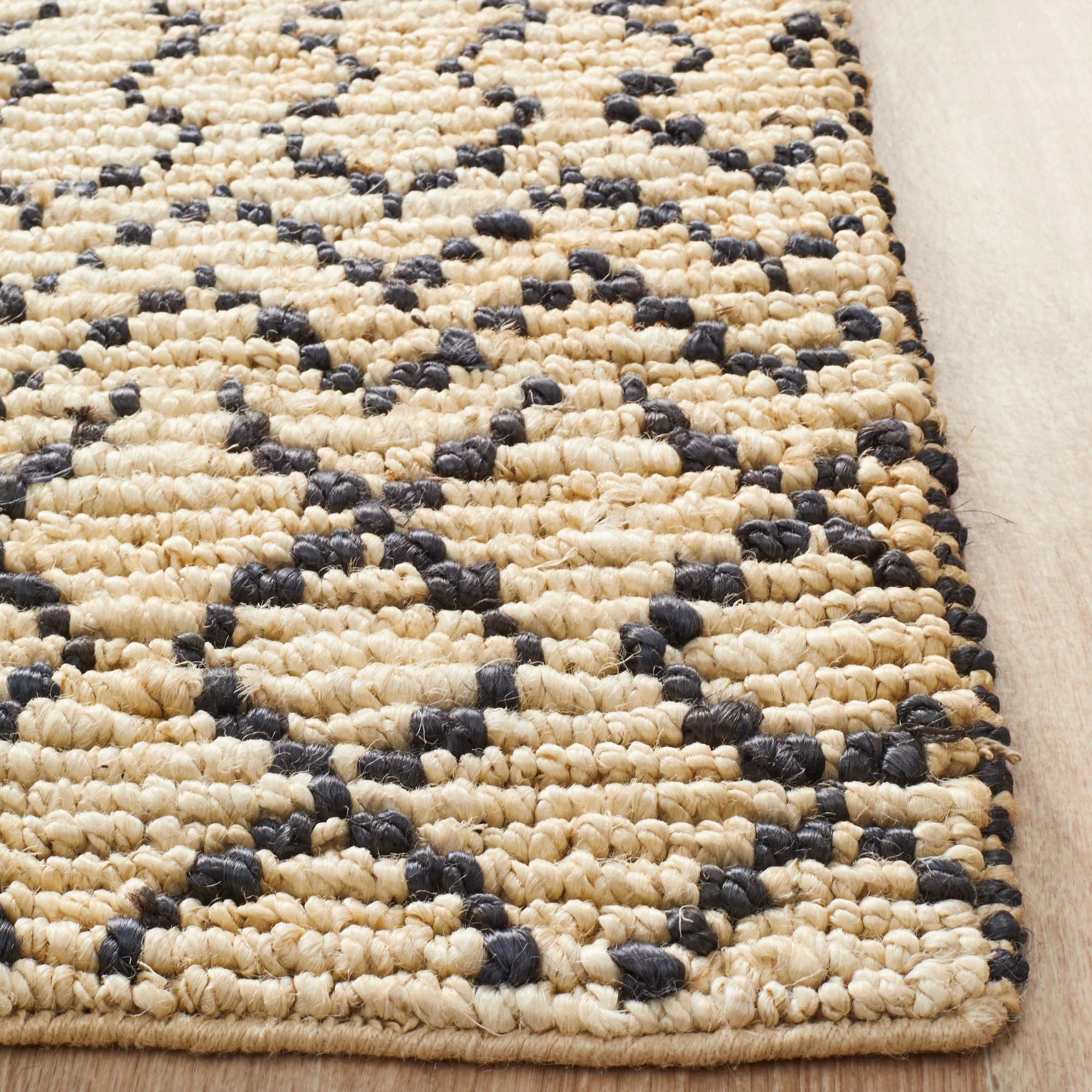 4 Common Ground Rugs Zanzibar 28 280x190cm - Large Jute Rug - Gold, 4 of 7