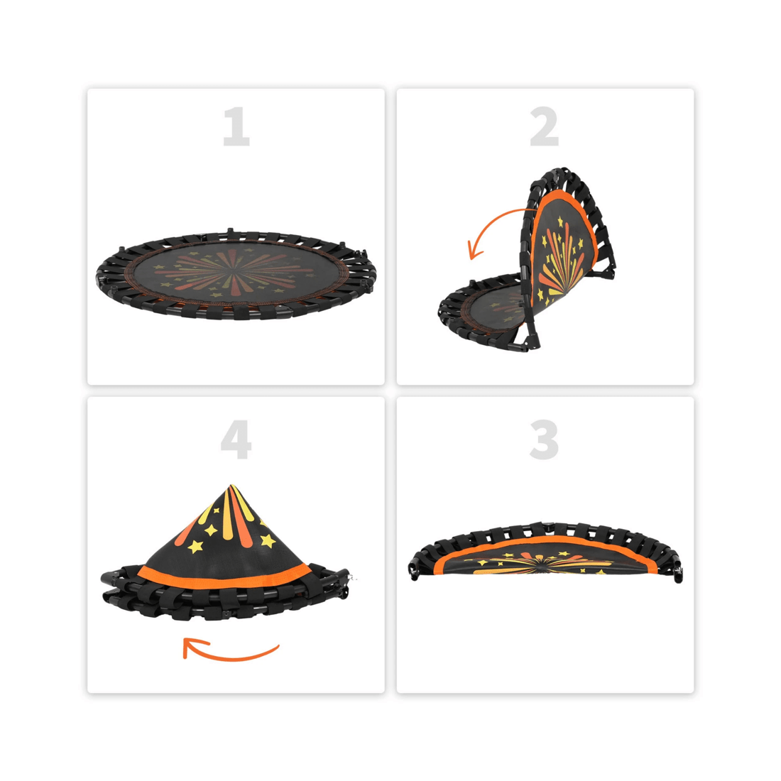 6 ADVWIN 50 inch Rebounder Mini Trampoline for Adults and Kids Indoor/Outdoor Workout Max Load 150KG, 6 of 7