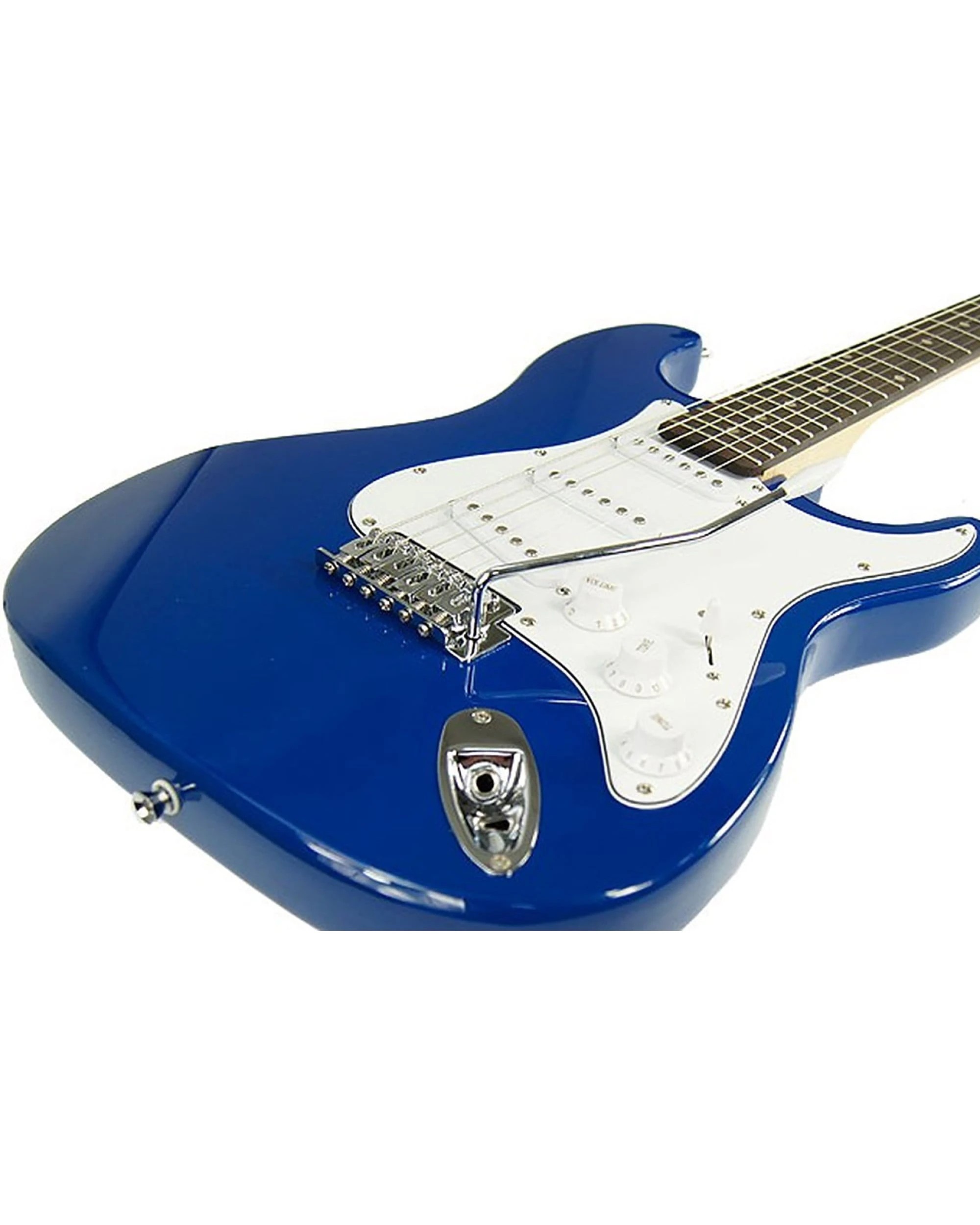 4 Karrera Electric Guitar Music 6-String Instrument Full Size - Blue, 4 of 4