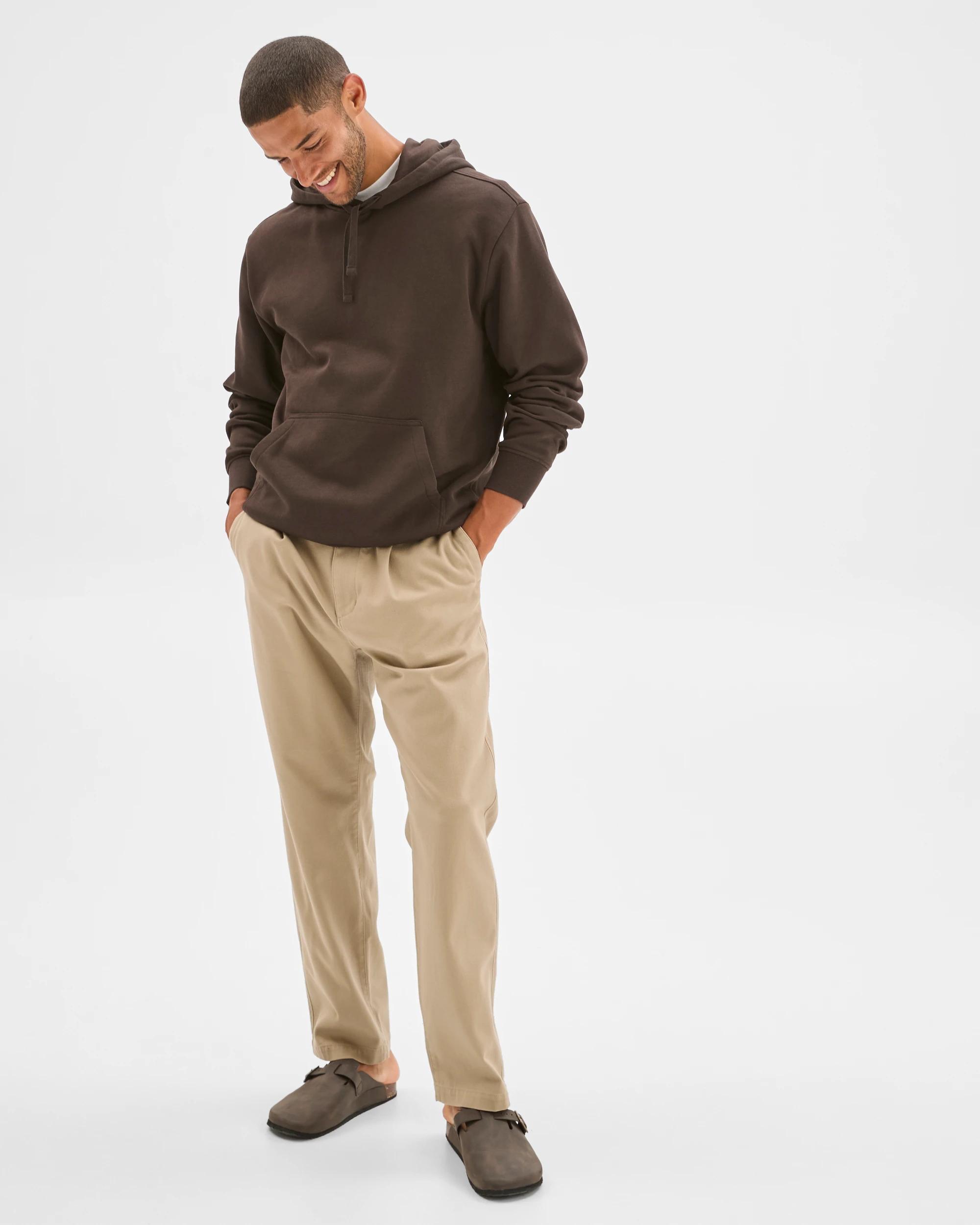 2 Target Man Australian Cotton Blend Popover Hoodie CHOCOLATE, 2 of 6