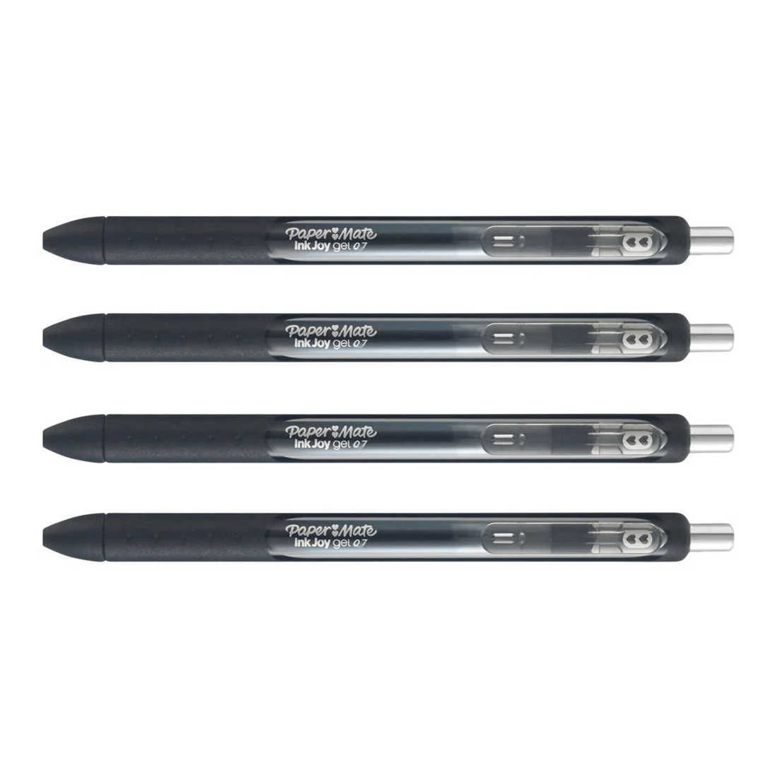 3 Paper Mate InkJoy Gel Pens 0.7mm Black 4 Pack, 3 of 8